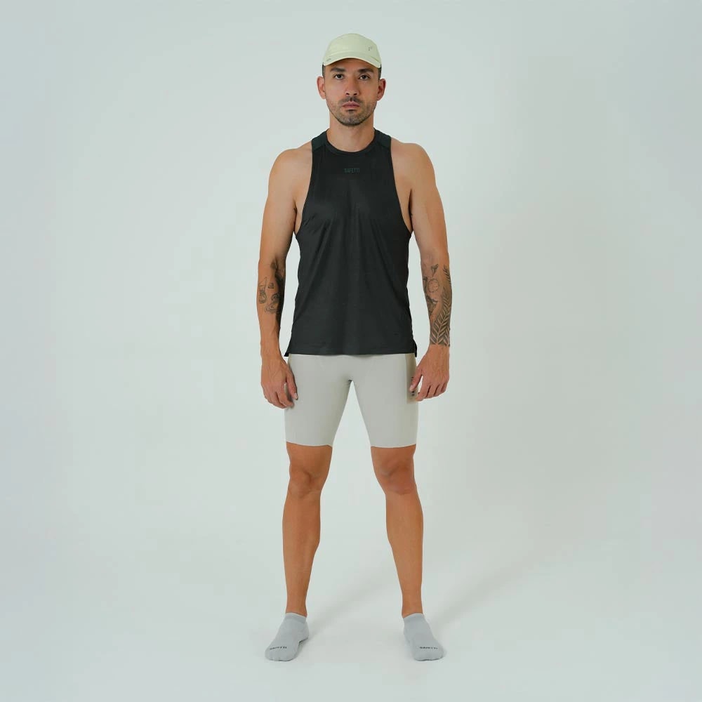 CAMISETA RUNNING MANGA SISA PACELINE GRIS PARA HOMBRE - imagen 1