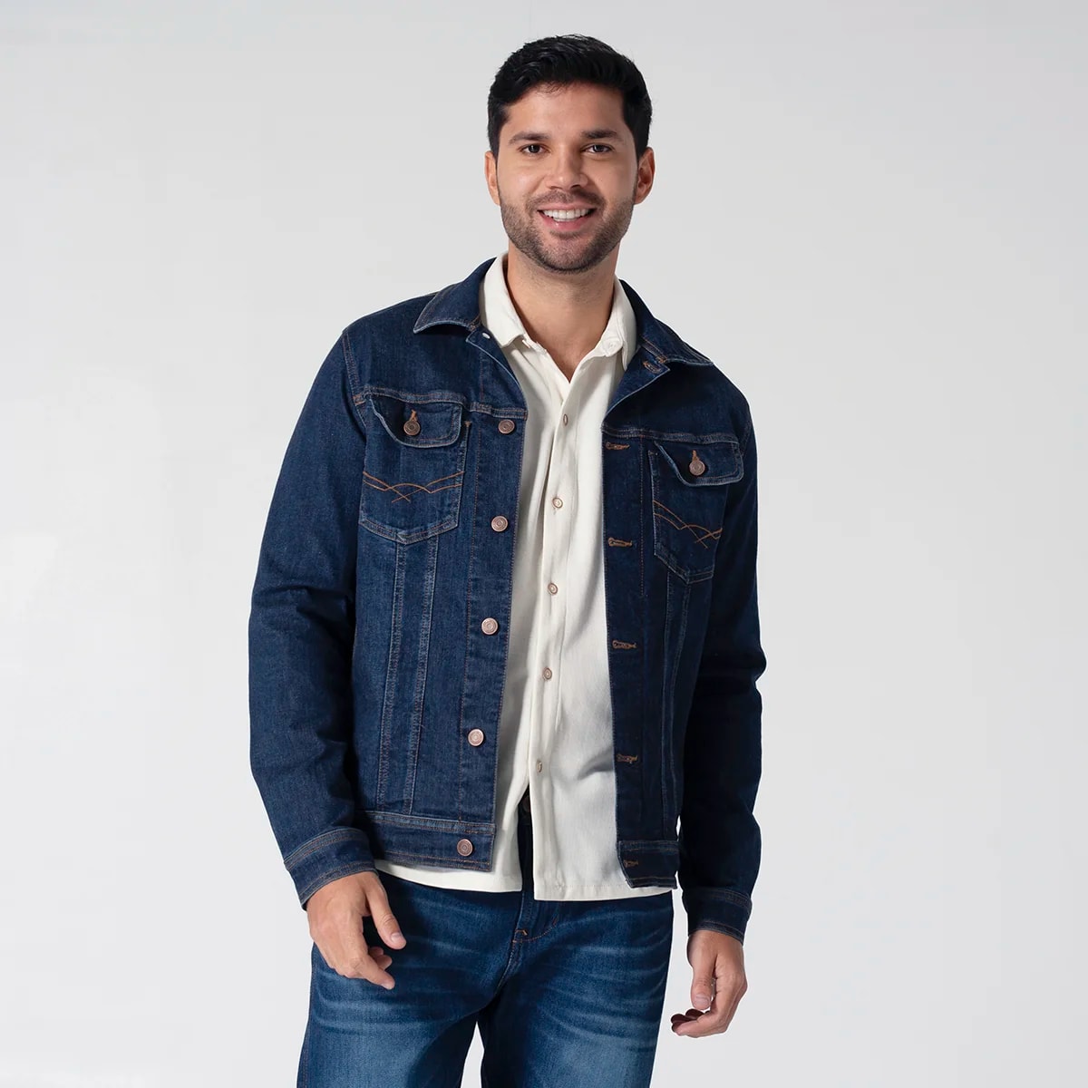 Chaqueta Clasica Denim Slim Rkd - imagen 1