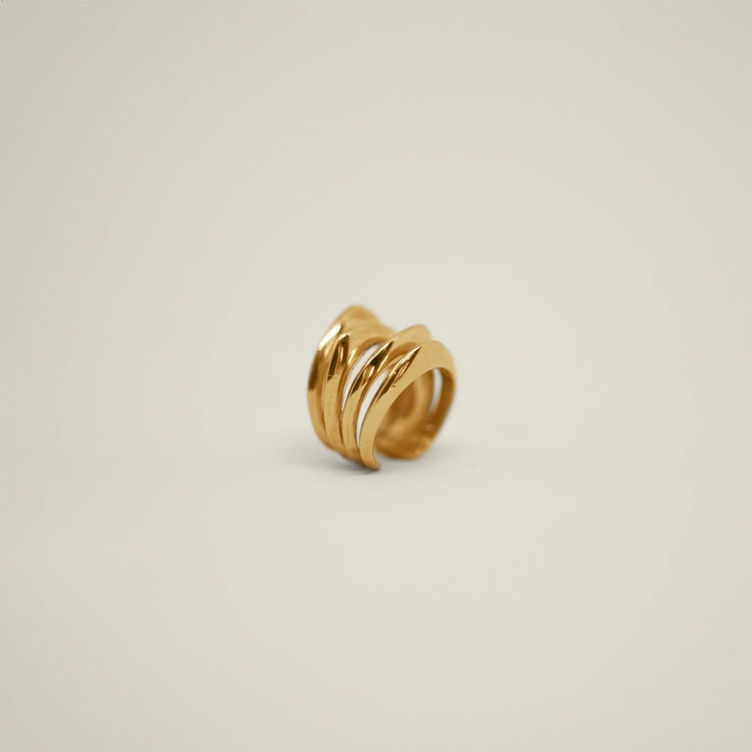 Vayu Ear Cuff – Ring Gold - imagen 1