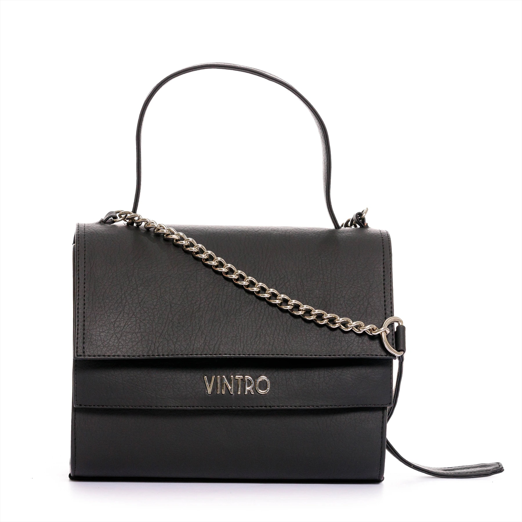 Cartera Para Mujer Dandy Negro Con Cargadera En Cadena - imagen 1