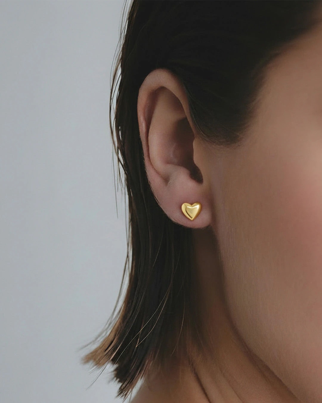 Aretes Mini Corazón Bold - imagen 1
