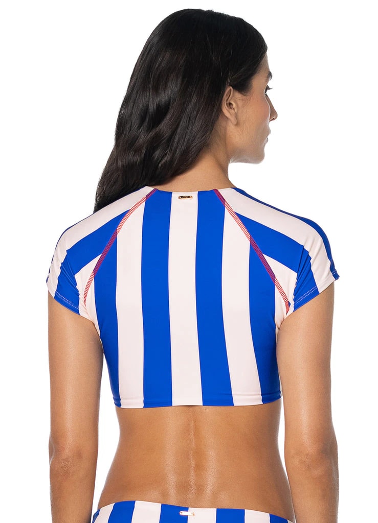 Maaji Salty Flow Rain Swim Crop Top Bikini Top - imagen 1