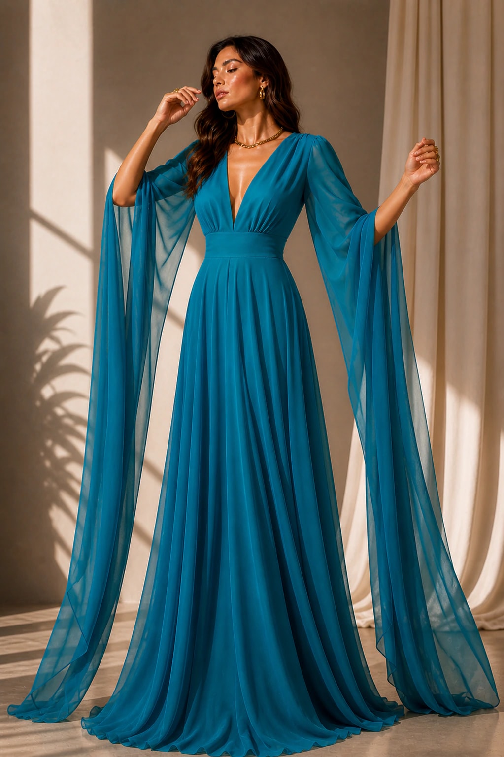 Vestido Girasol Turquesa - imagen 1