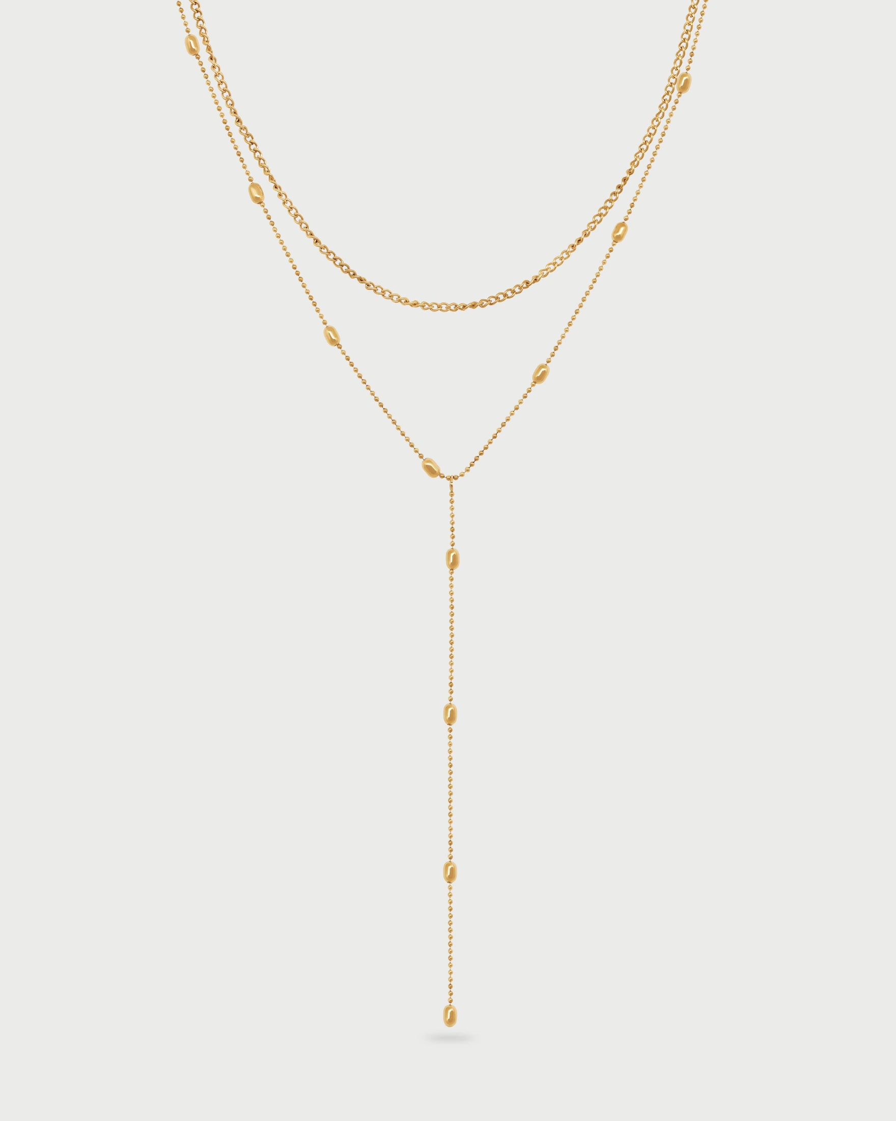 Collar Largo Doble Oval - imagen 1