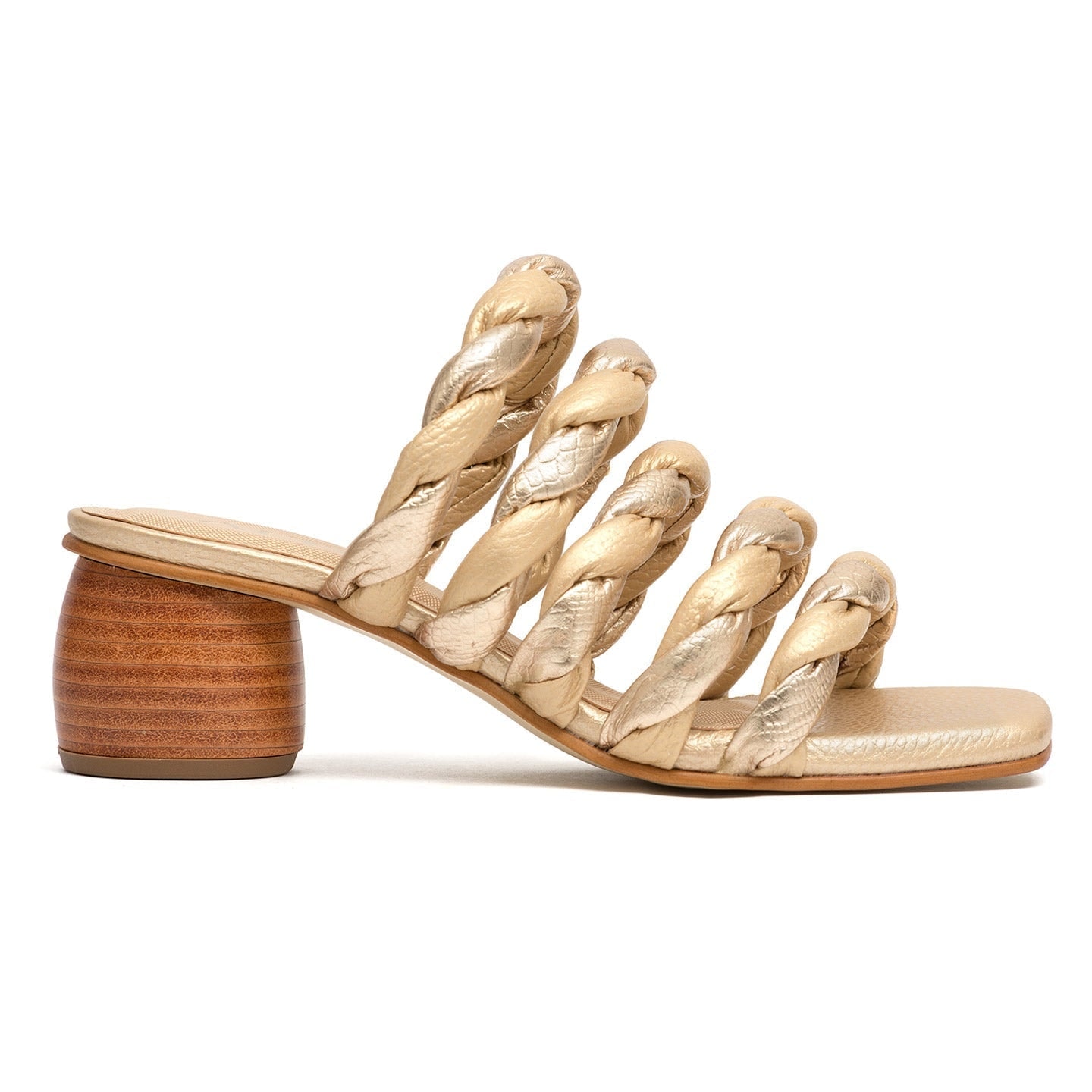 ZYLVIE GOLD SANDALS - imagen 1