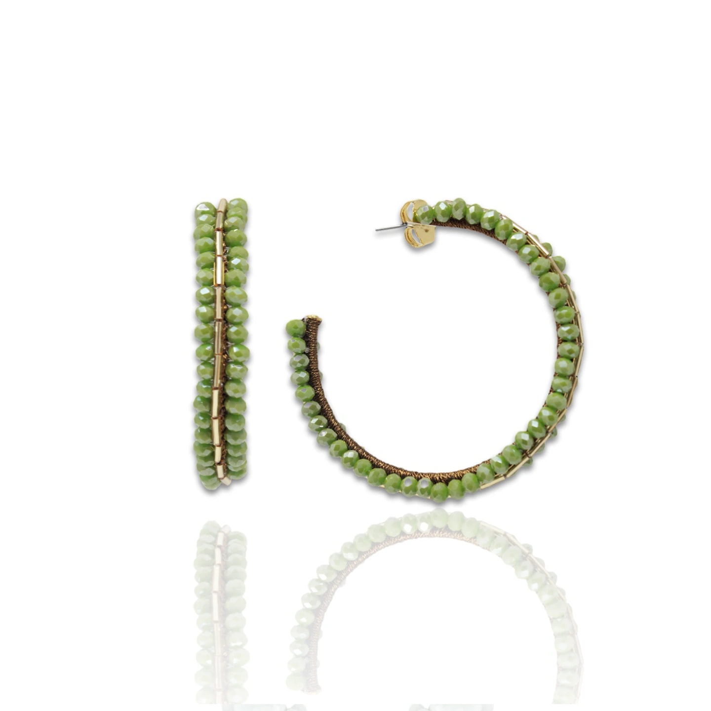 BIG BOUQUET HOOPS - KIWI - imagen 1