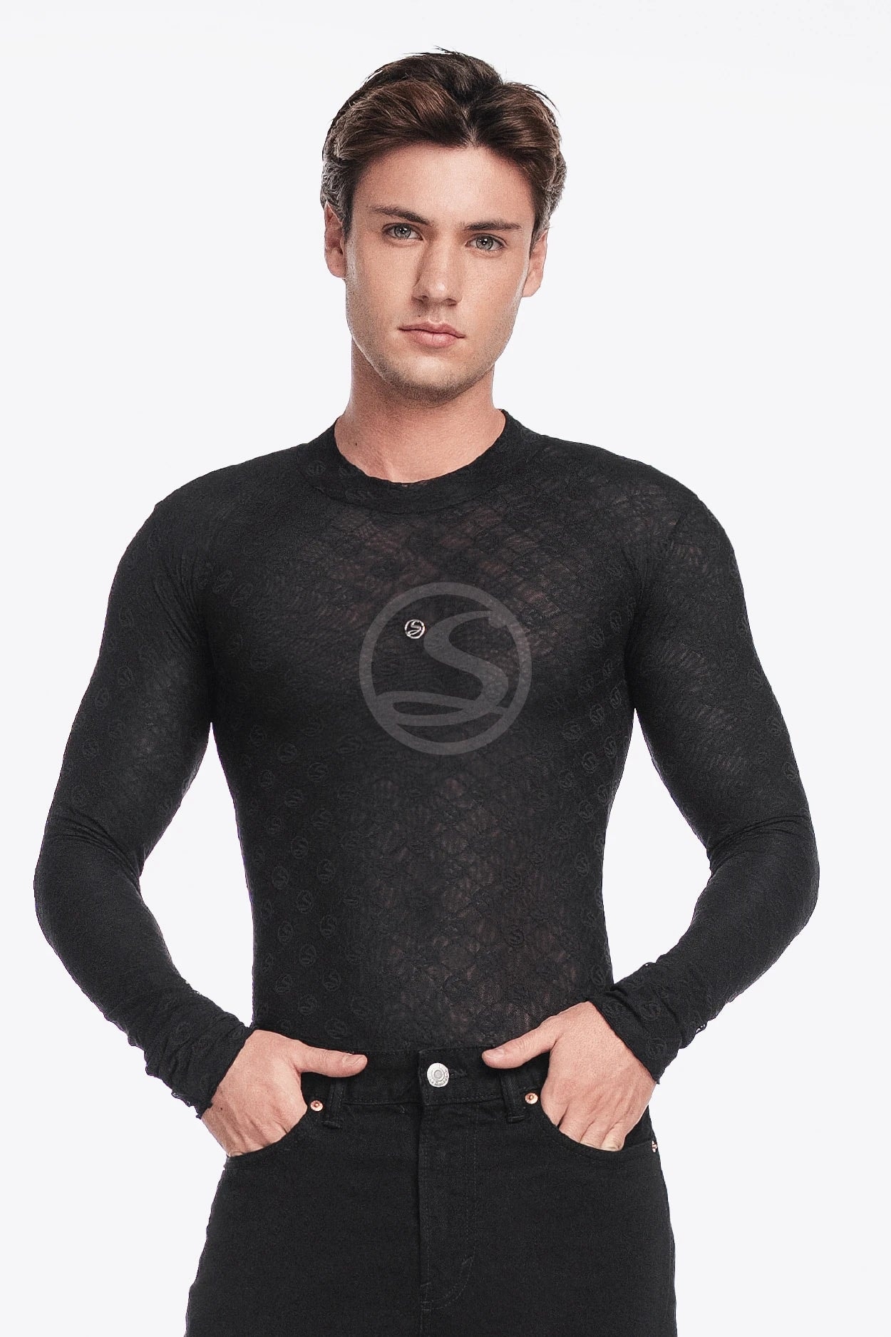 Mesh Billy Negro Santísimas Men Ref. S-626 - imagen 1