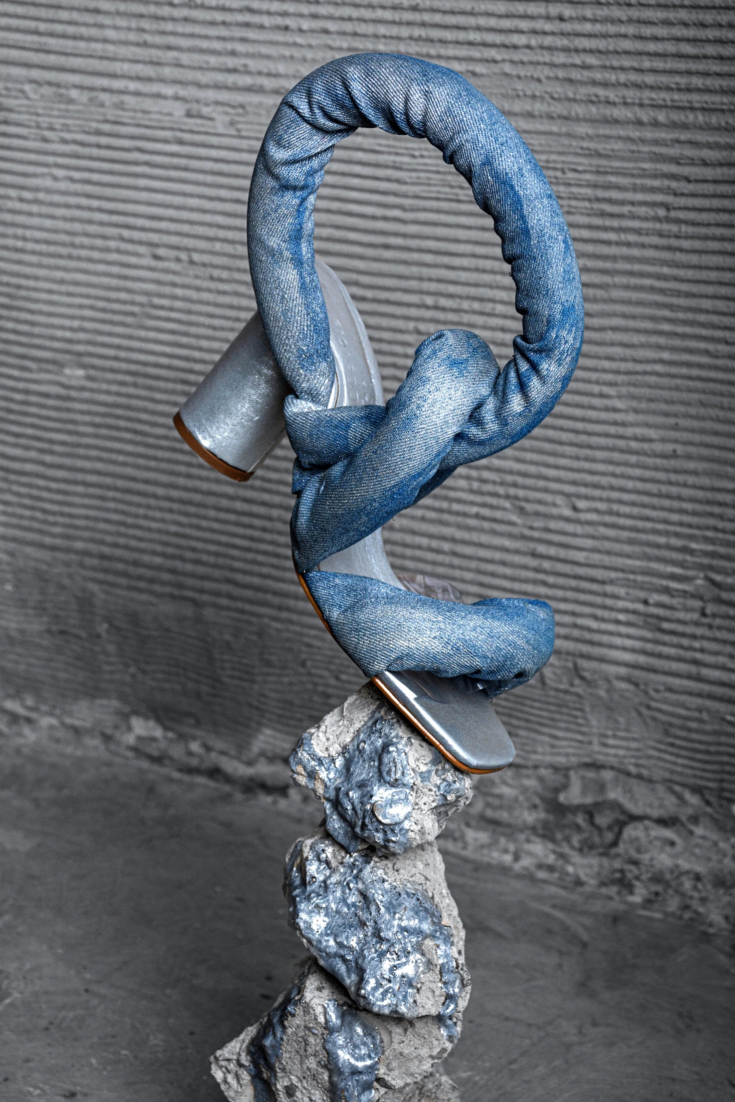 SANDALIA DENIM CURVE - imagen 1