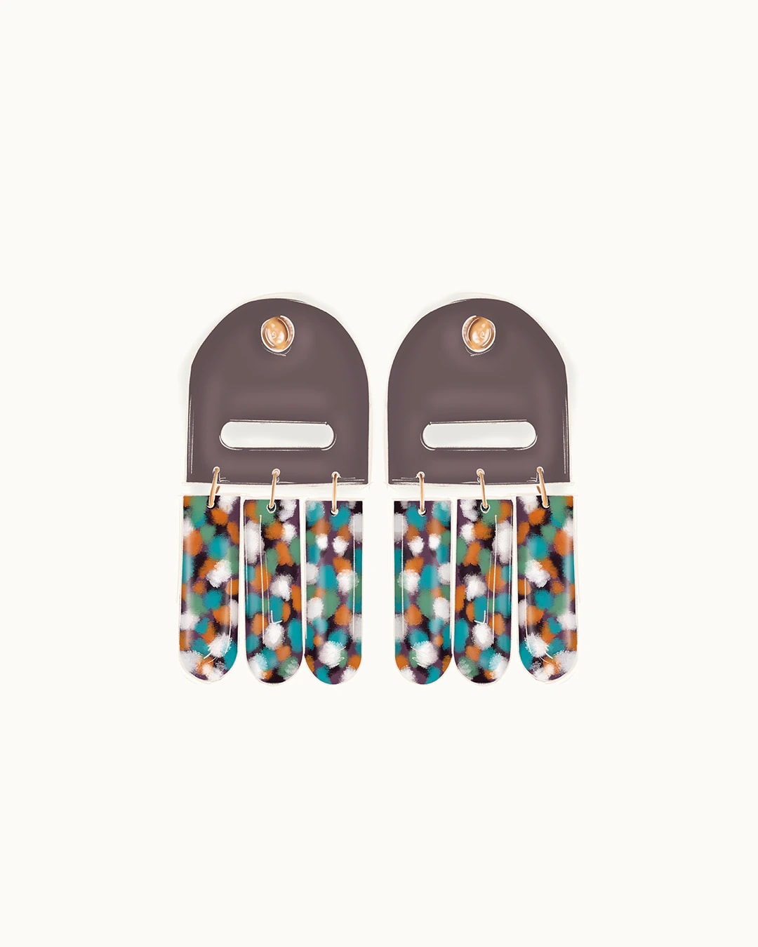 Terrazo3 Earrings - imagen 1
