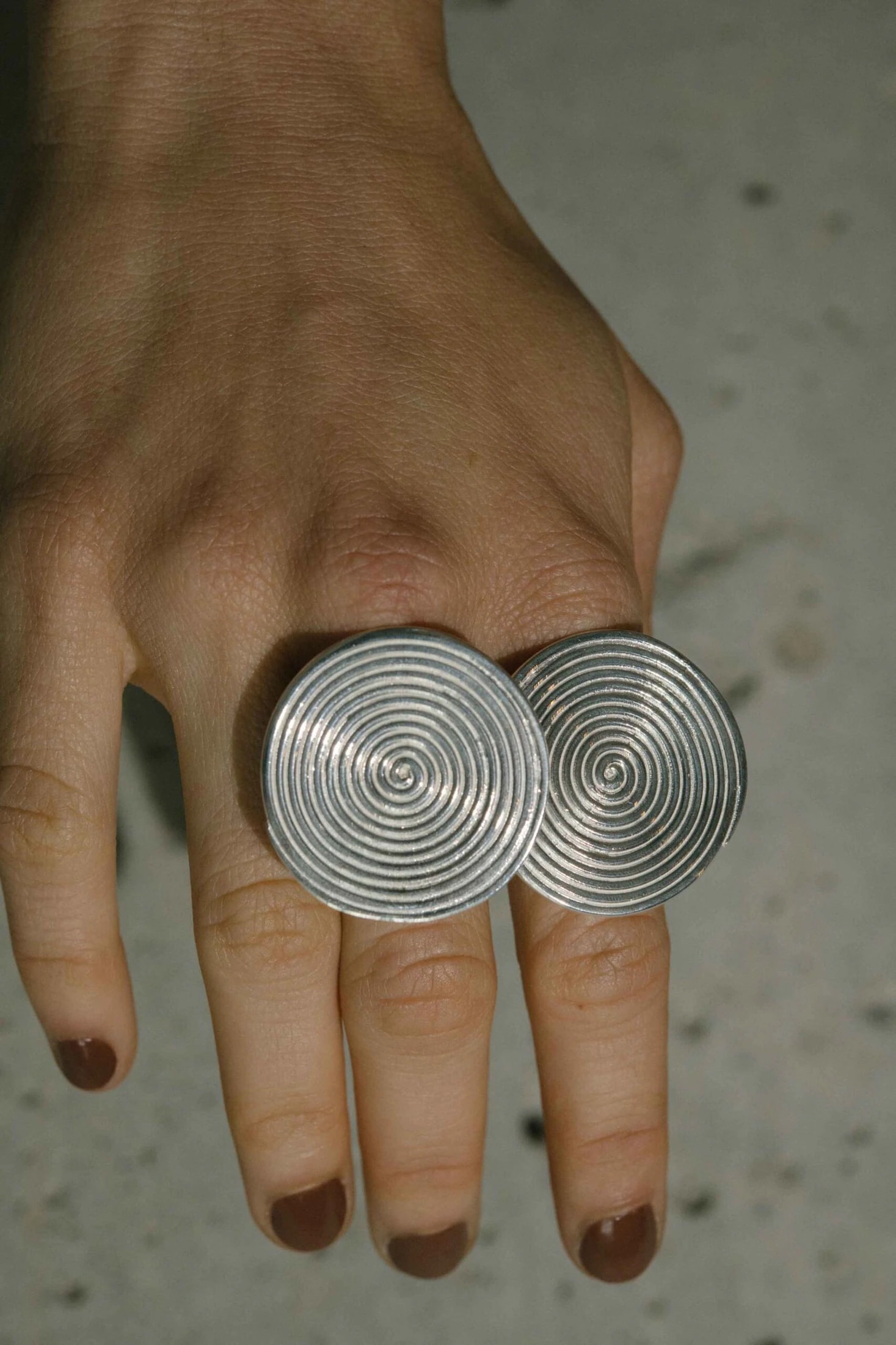Uzumaki Ring Silver - imagen 1
