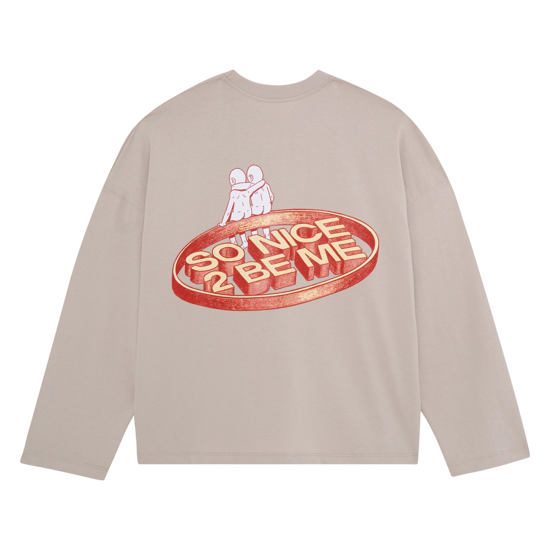 LONGSLEEVE SO NICE 2 BE ME CAMEL - imagen 1