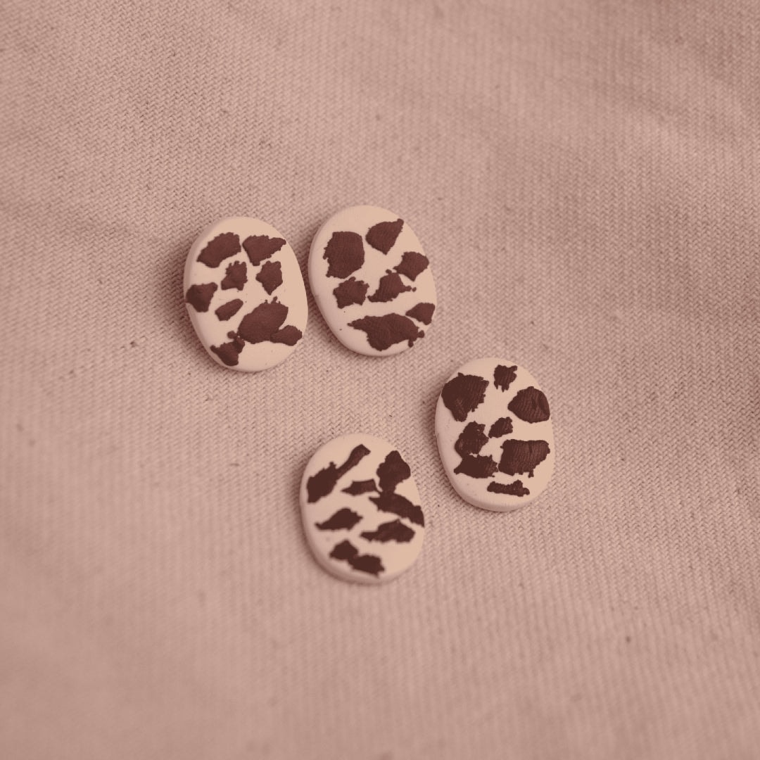 Topos Circulos Cow Print - imagen 1