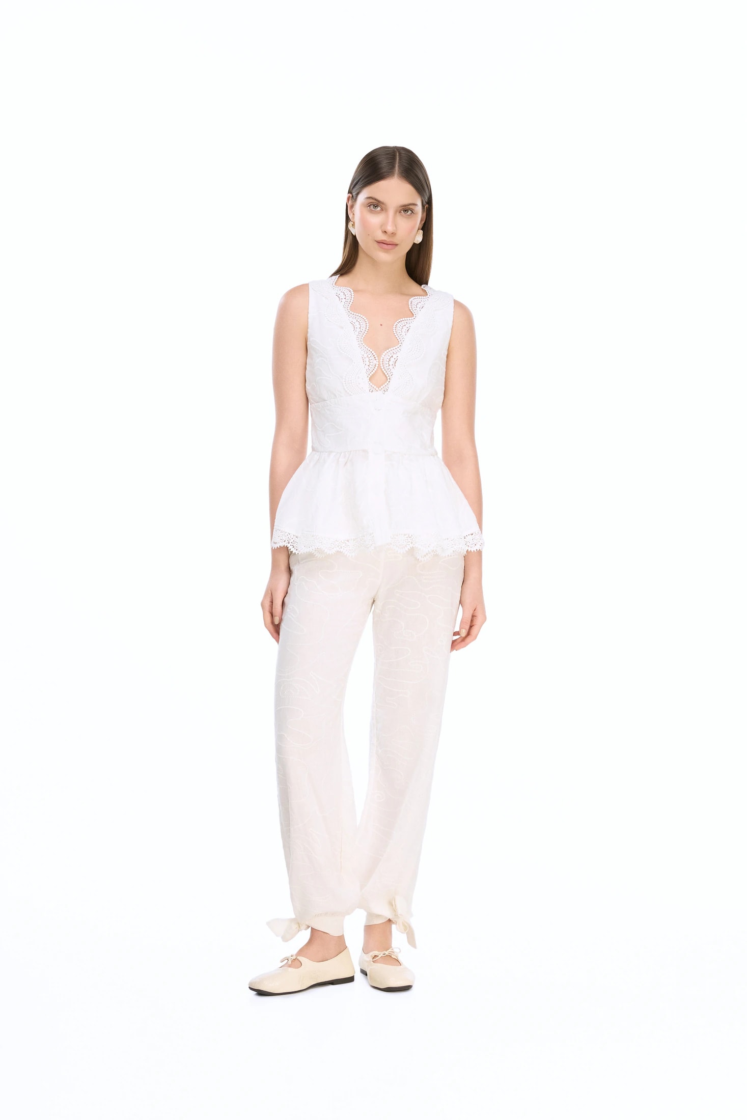 AWA PANTS WHITE - imagen 1