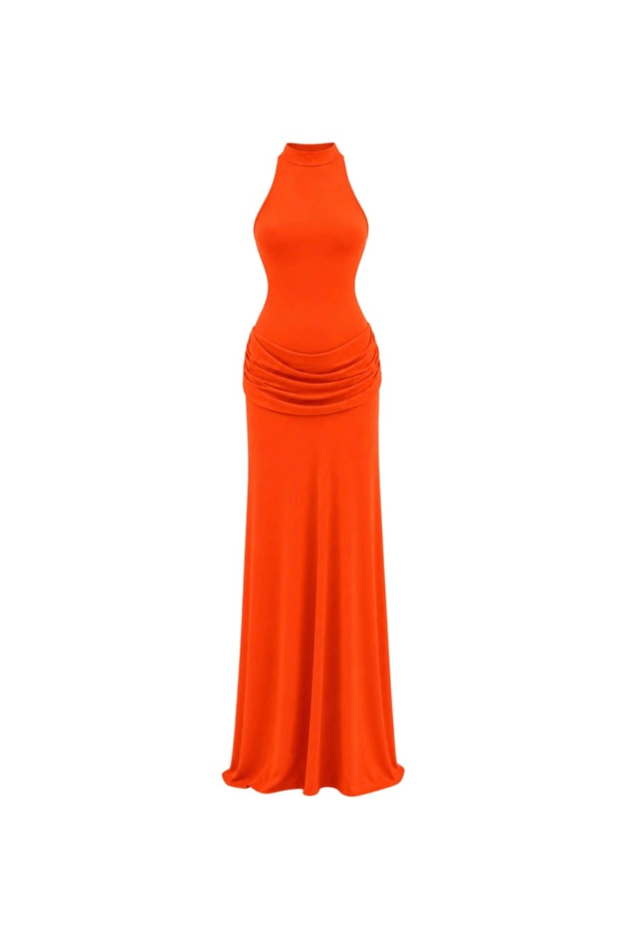 ARIEL DRESS - BRIGHT ORANGE - imagen 1