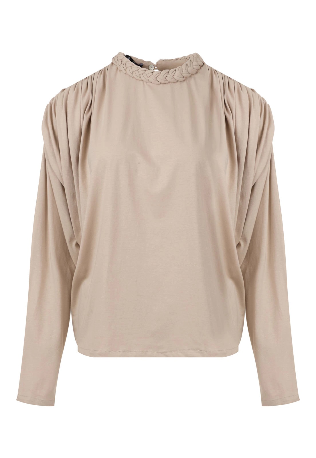 LONG SLEEVE BRAIDED T-SHIRT - imagen 1