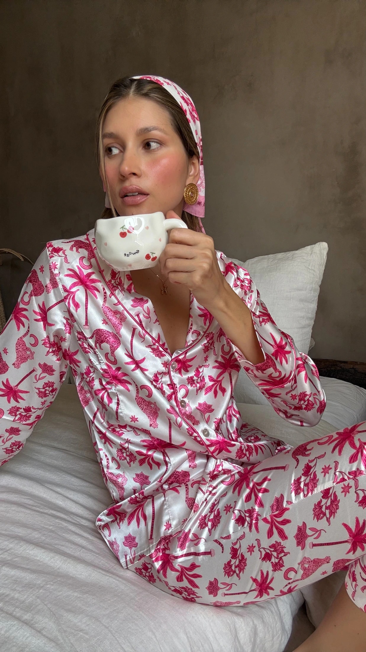 PANTALÓN PIJAMA PANTHER PINK - imagen 1