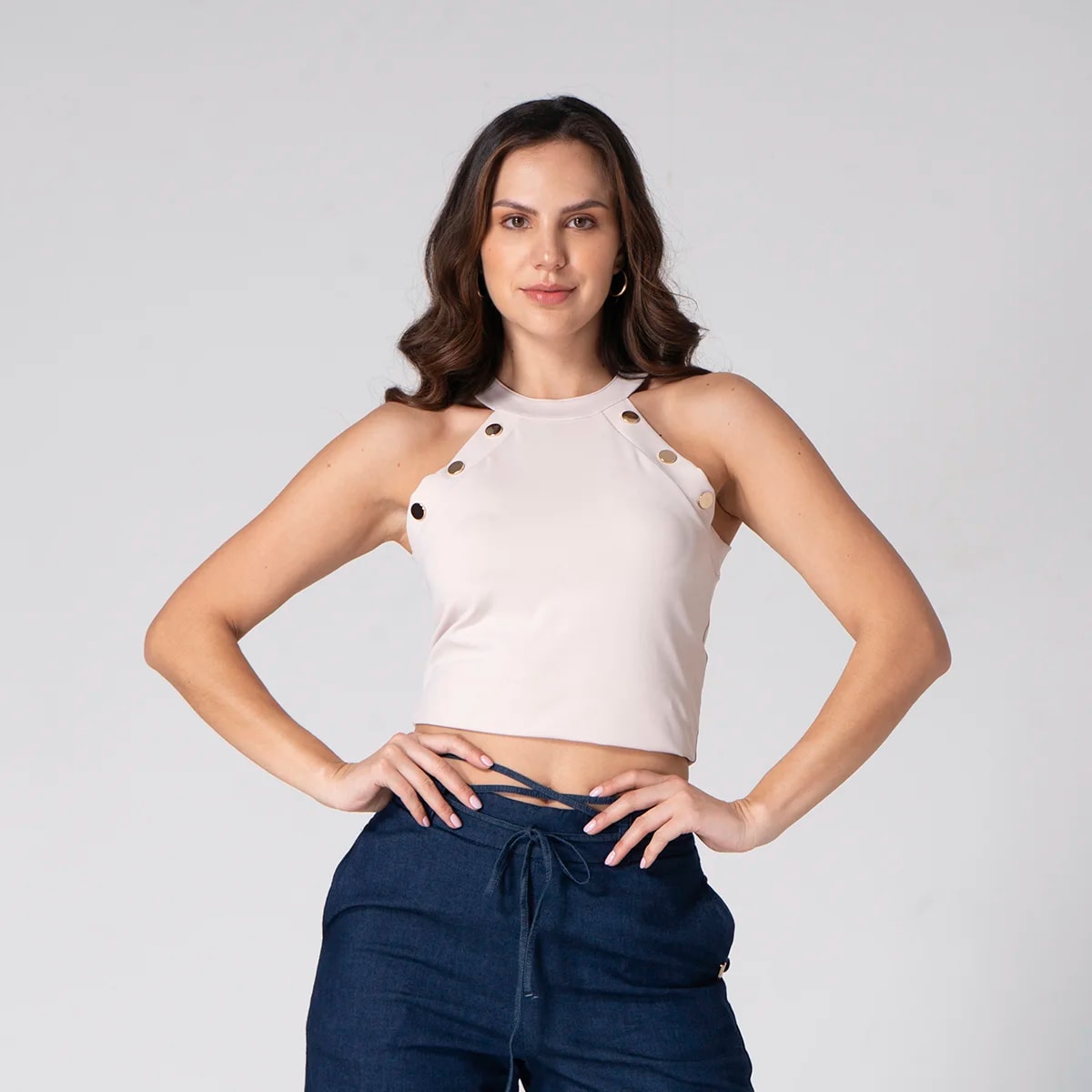 Blusa Slim Manga Sisa Wankii - imagen 1