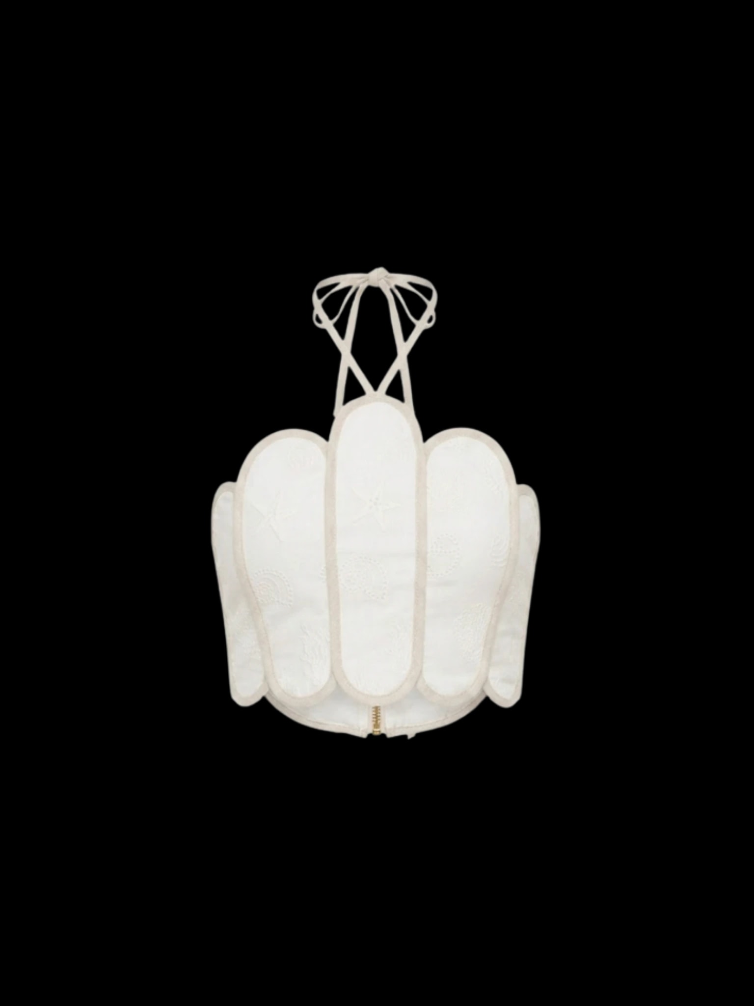 LENNY TOP IVORY SEASHELLS - imagen 1