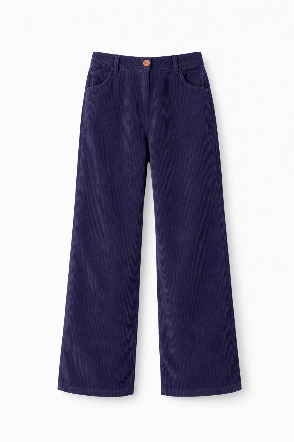 Pantalones Pana Azul Oscuro - imagen 1