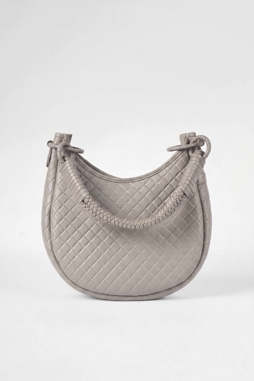 Saddle Shoulder Bag, Marble Gray - imagen 1
