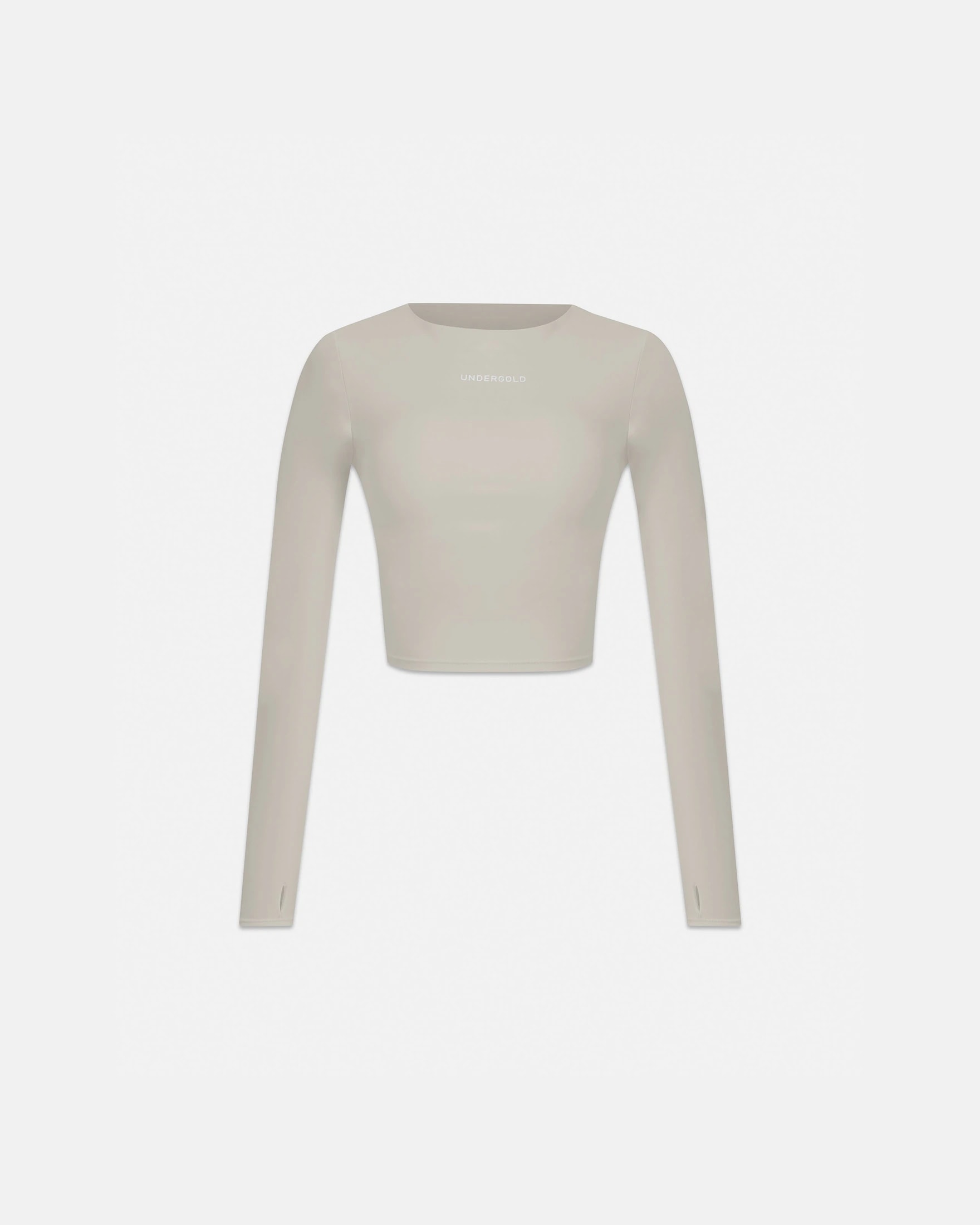 W Line Basic Long Sleeve Tshirt Light Gray - imagen 1