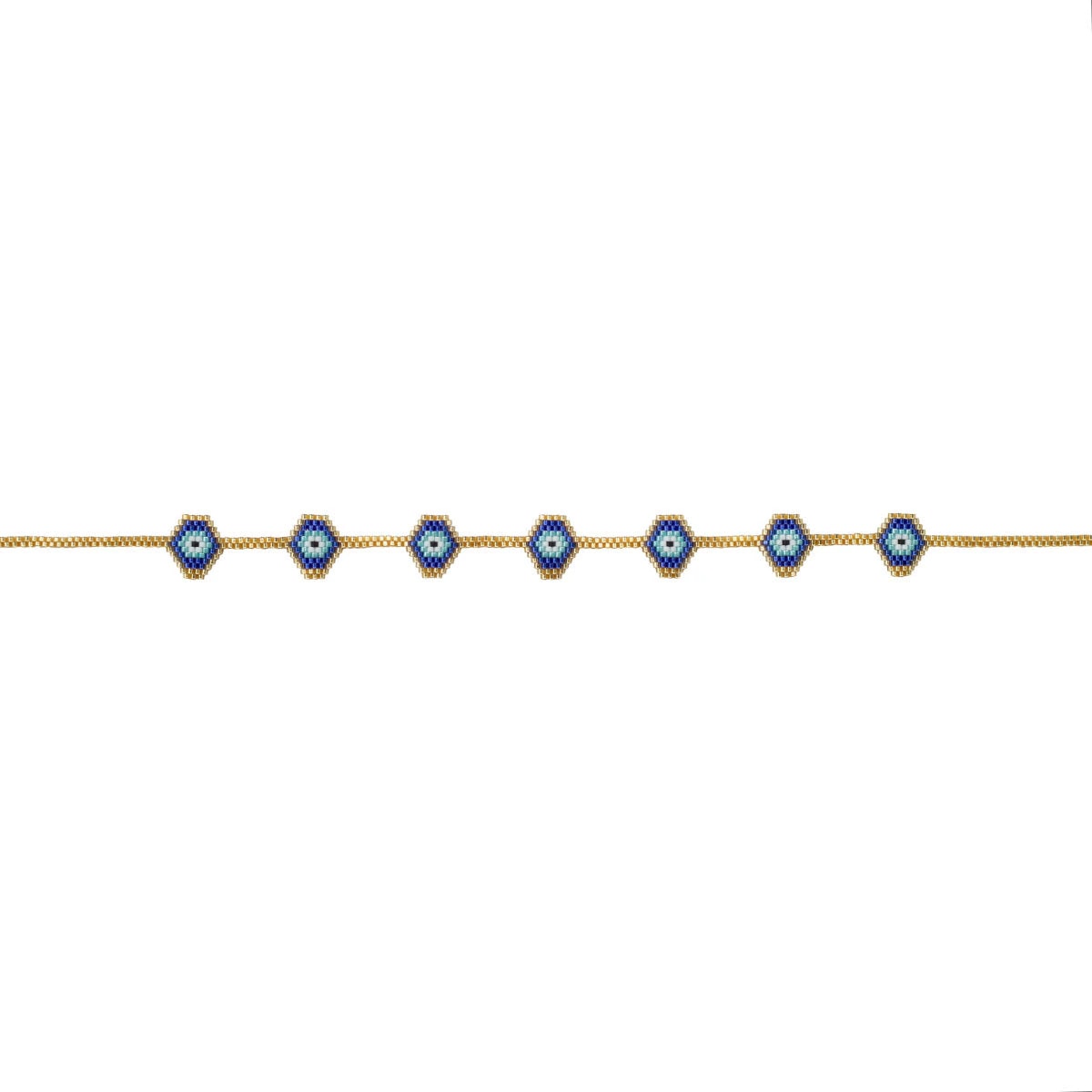 Choker Hera de Siete Ojos Mar Dorado - imagen 1