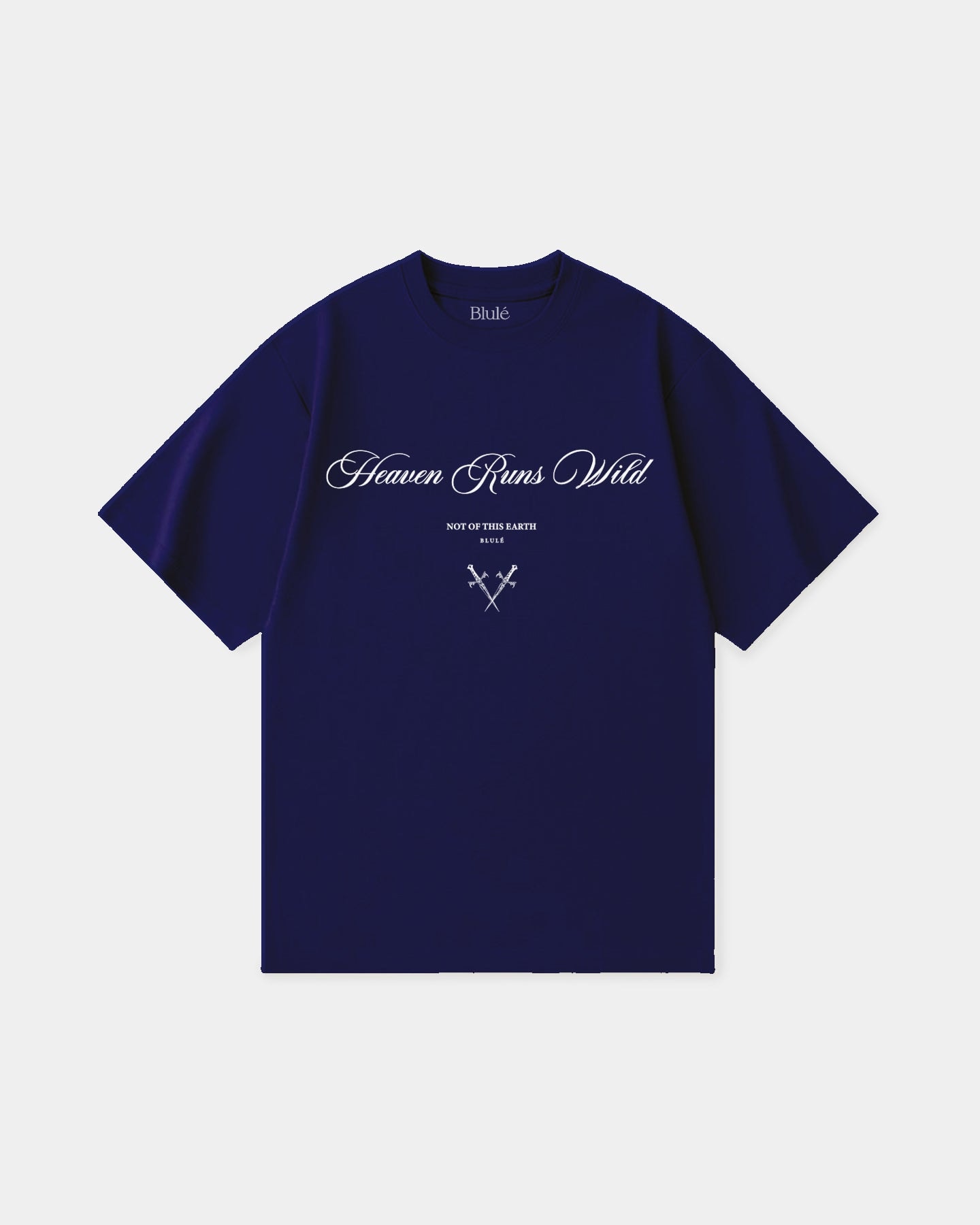 Oversized T Shirt Heaven Runs Wild Blue Navy - imagen 1