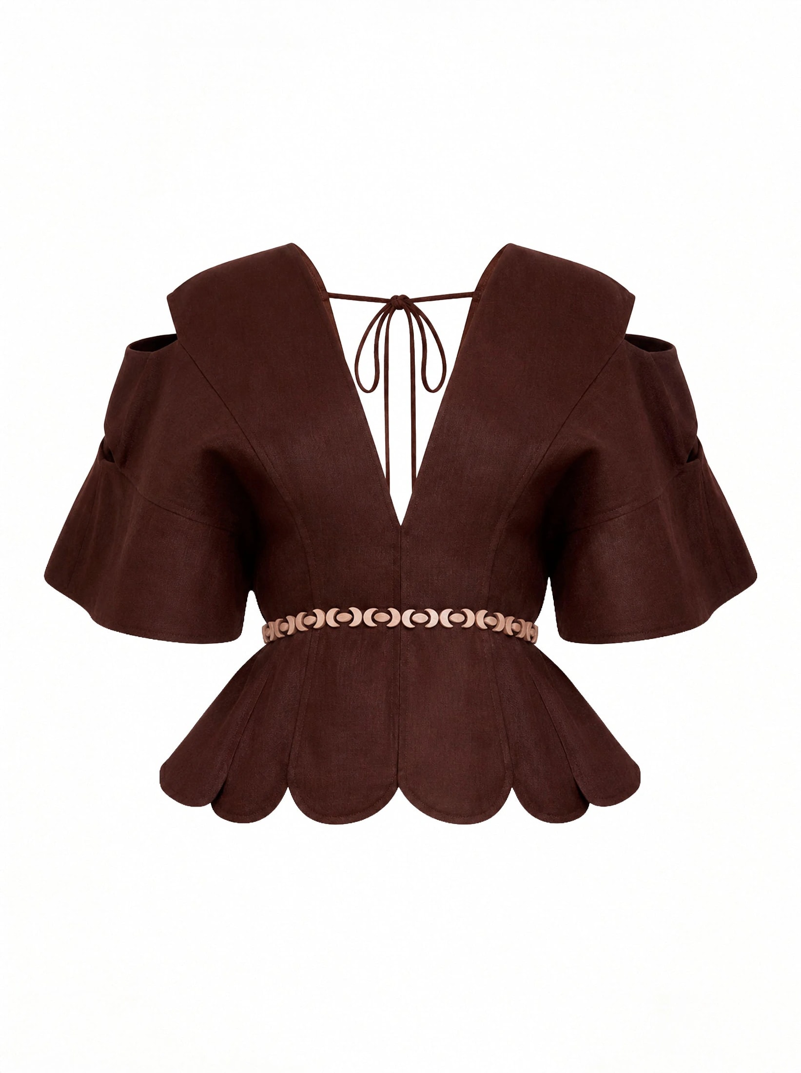 NAMIKA TOP UMBER BROWN - imagen 1