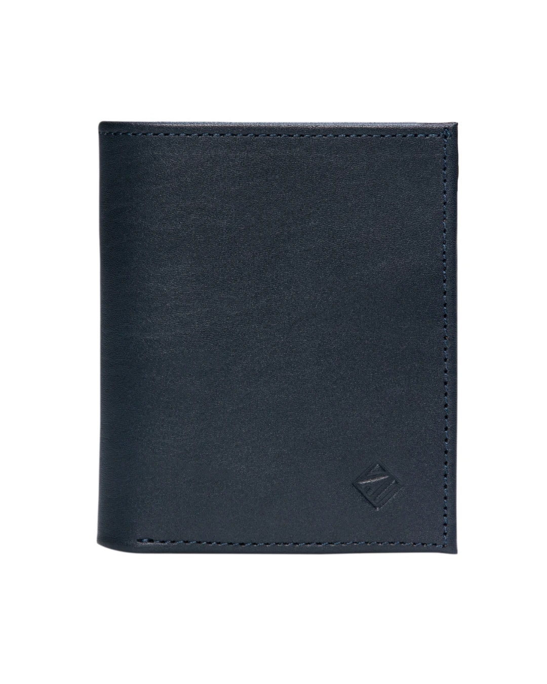 Billetera Compact Cuero (Azul) — Con Grabado de Iniciales - imagen 1