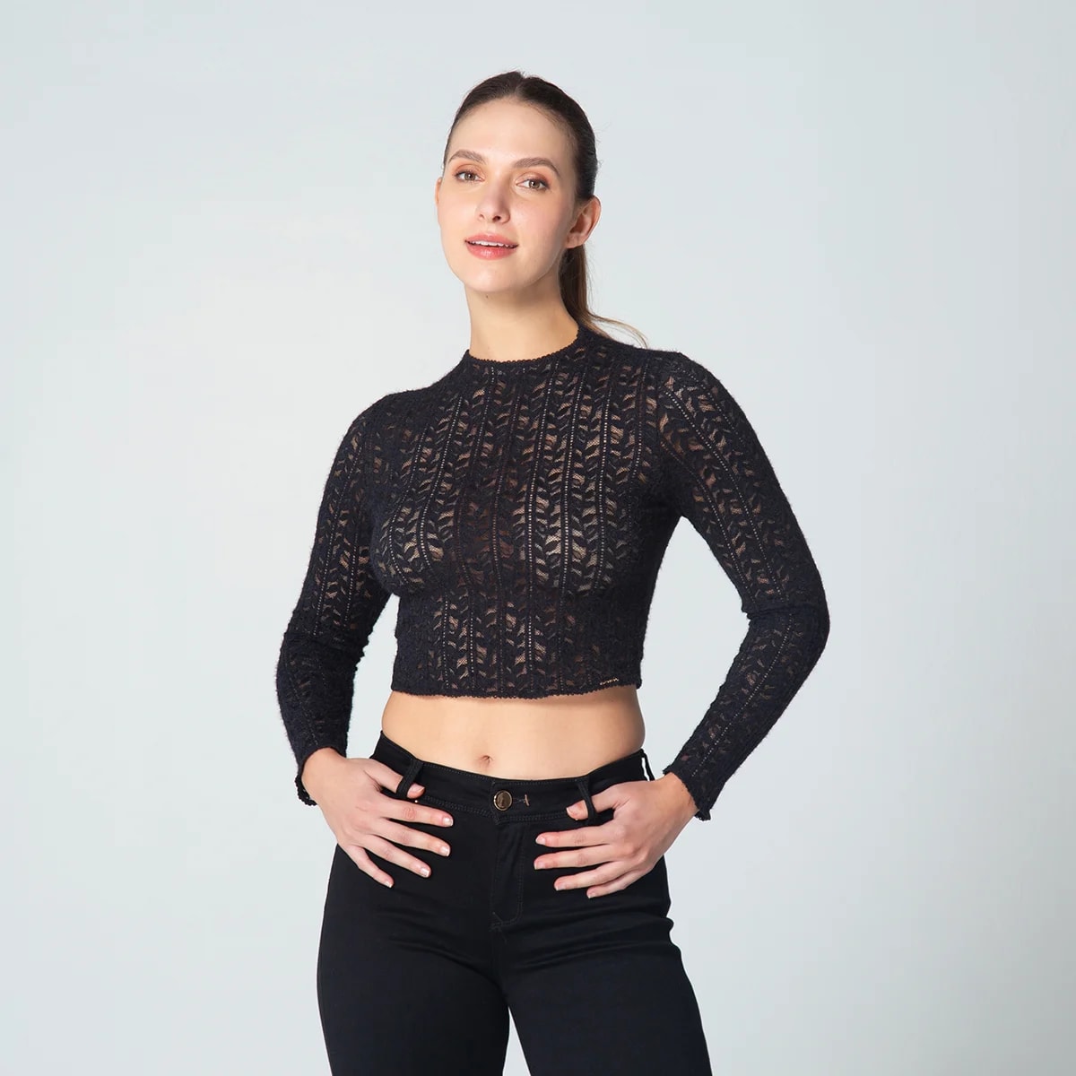 Blusa Crop Slim Lizt - imagen 1