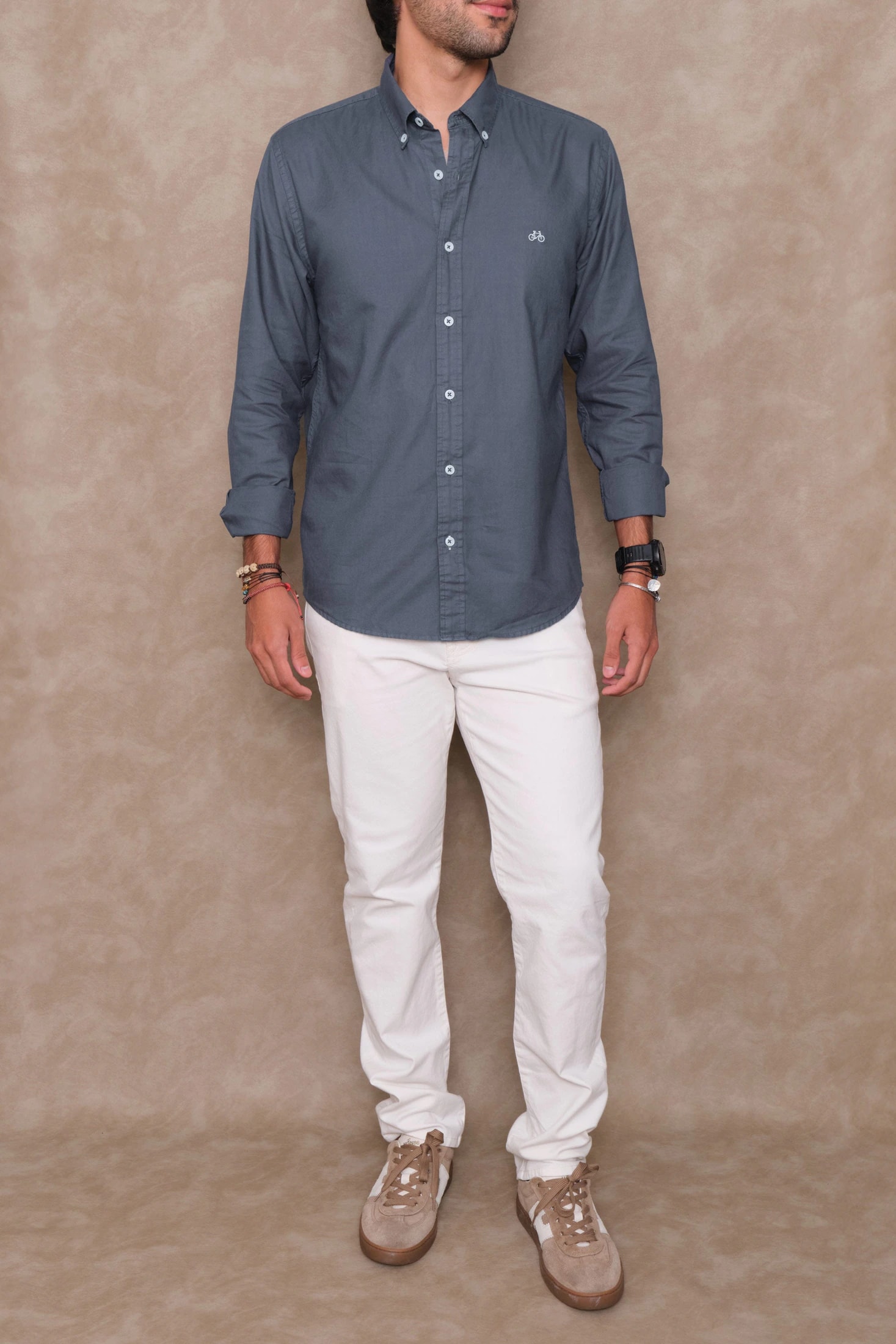 CAMISA OXFORD GRAFITO - imagen 1