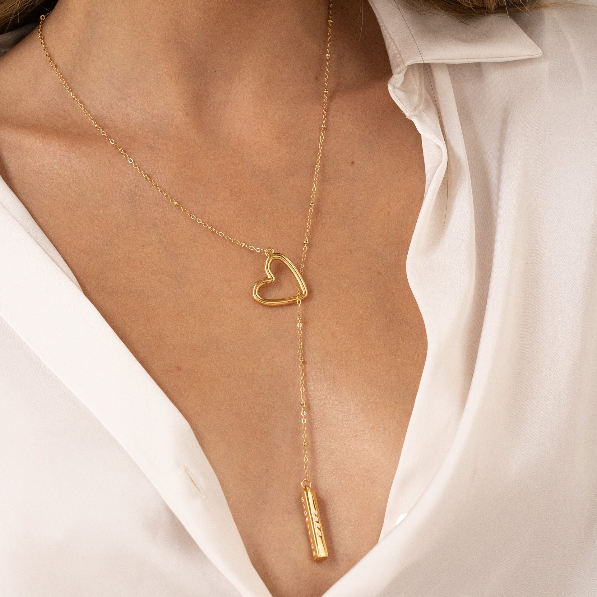 Collar Corbatin Mamá + Aretes - imagen 1