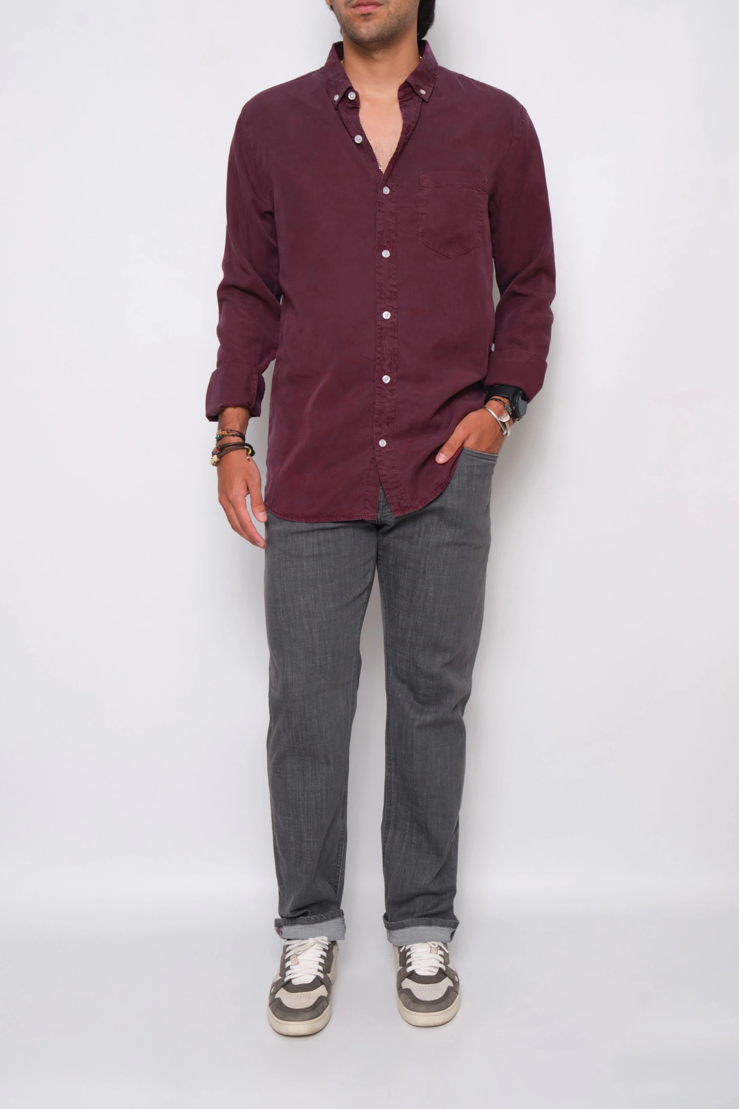 CAMISA LYOCELL UVA - imagen 1