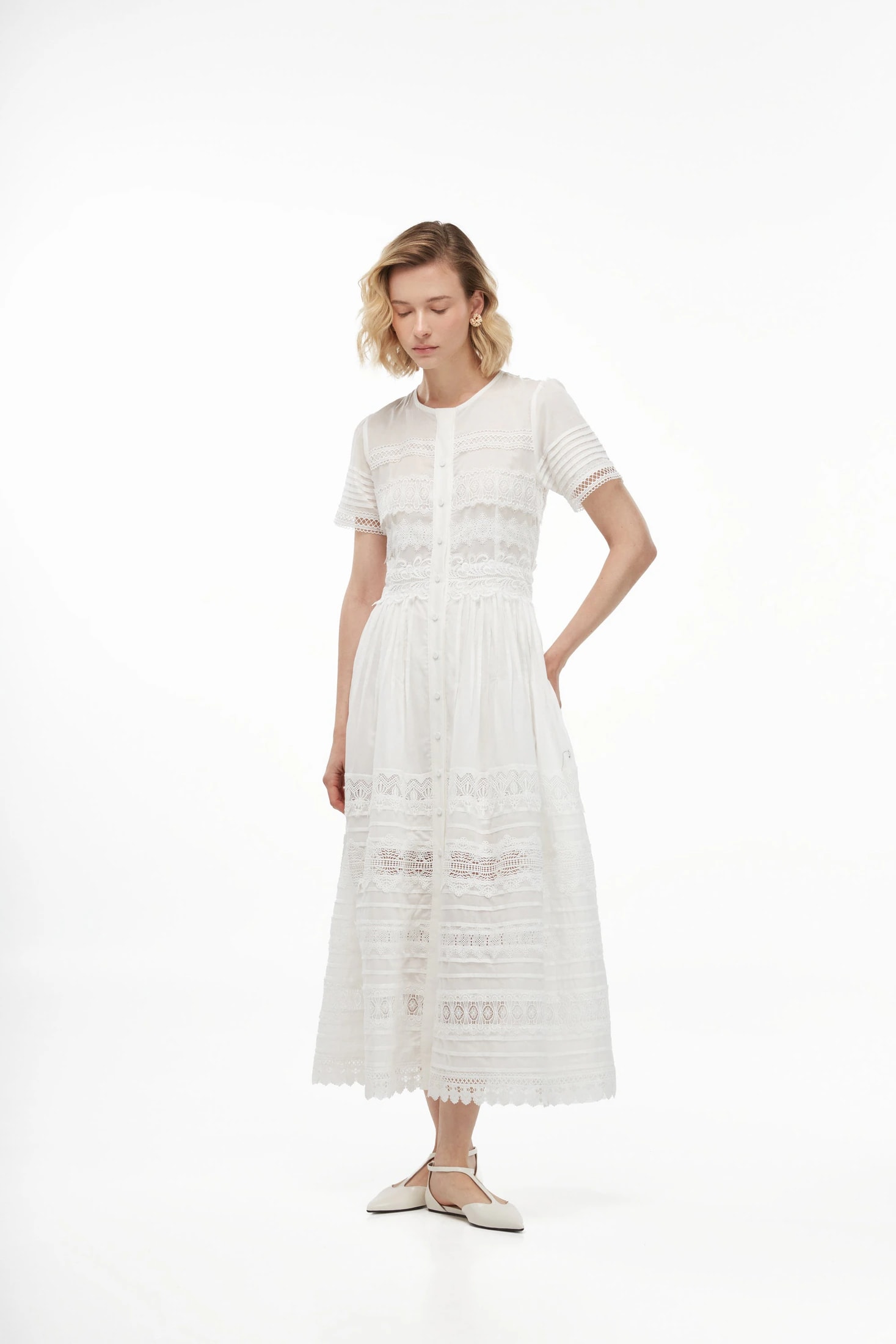 CAMILA DRESS WHITE - imagen 1