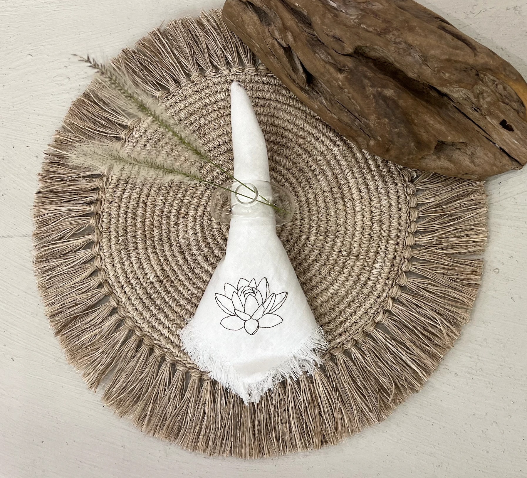 Set Servilleteros - Florero de vidrio - imagen 1