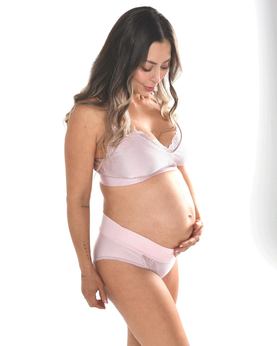 Bralette lactancia - PERLA Rosa cuarzo - imagen 1