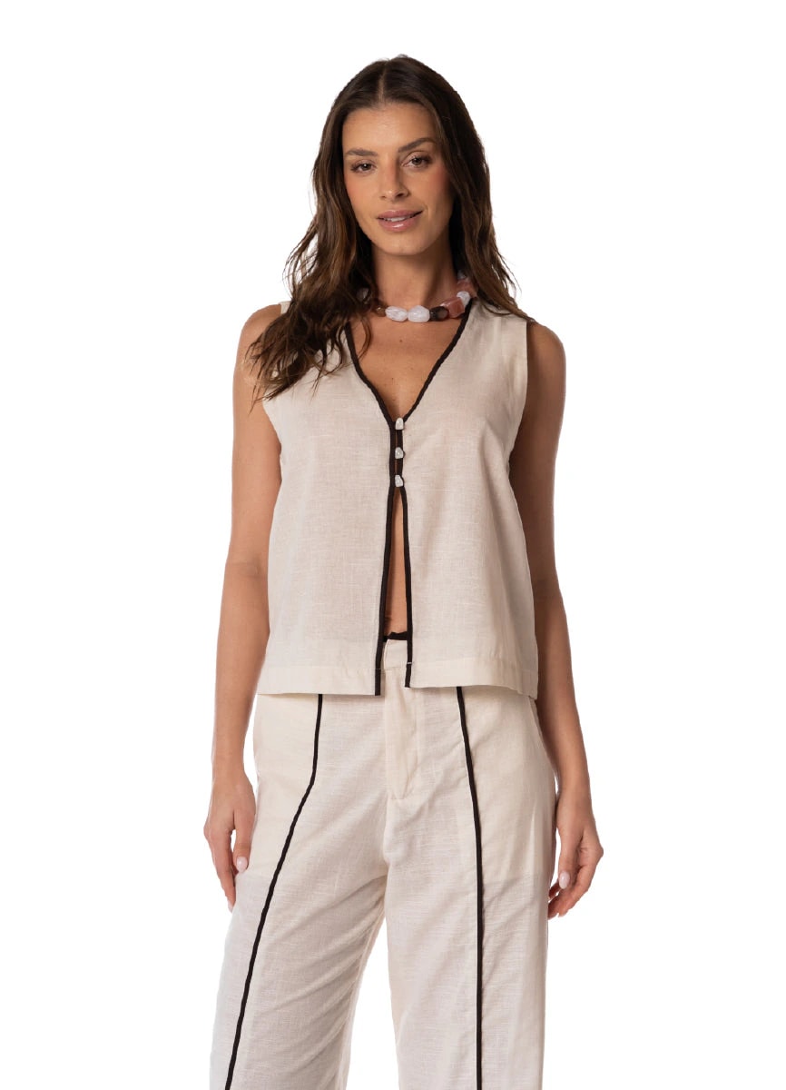 BLUSH COAST EDEN VEST 9658 - imagen 1