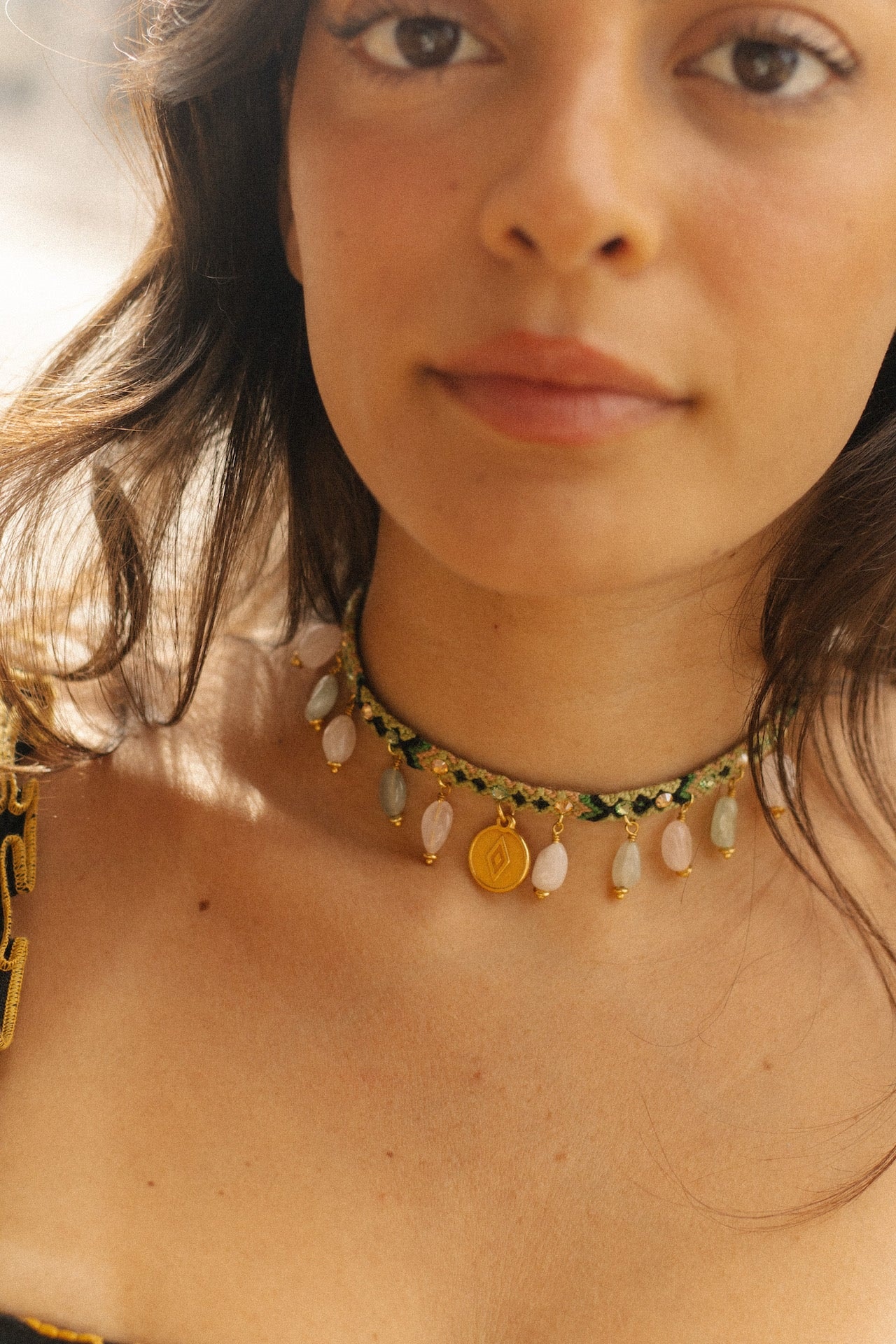 Choker Wayuu Kalepsu | Nature Green - imagen 1