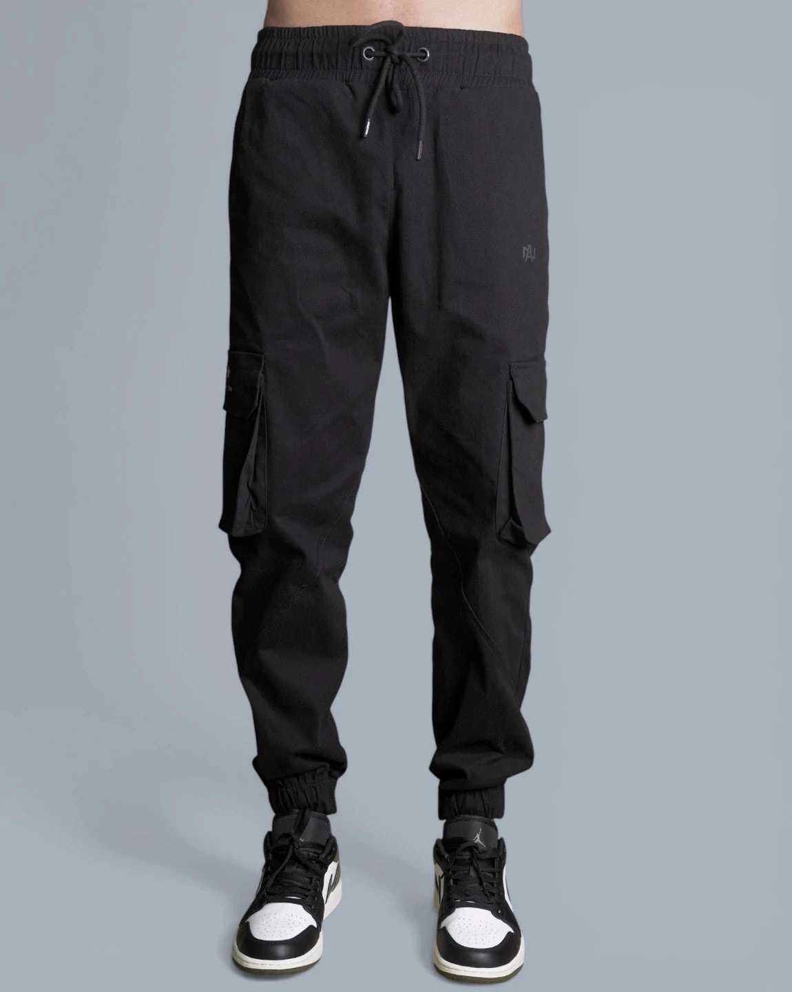 PANTALON CARGO NEGRO HOMBRE - imagen 1