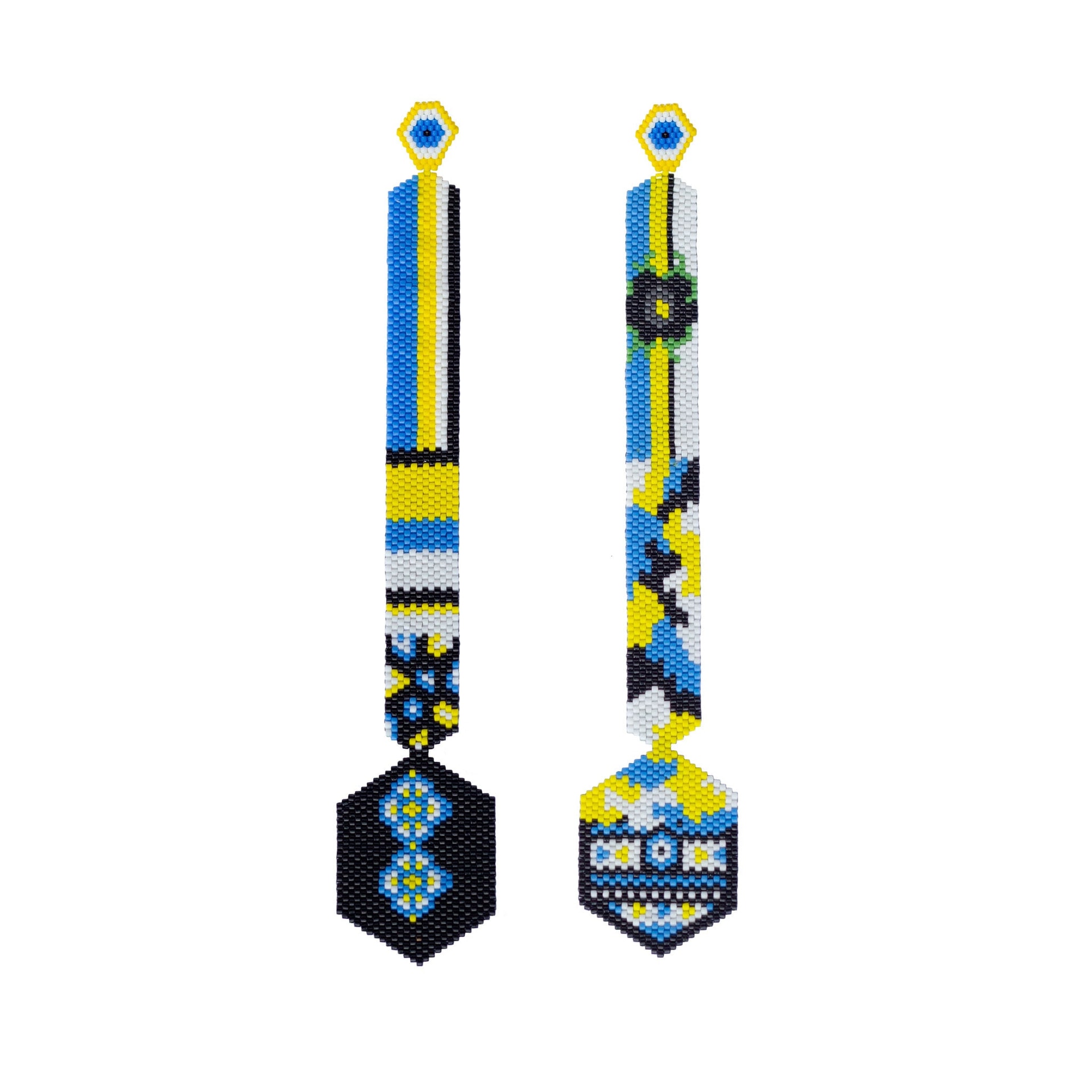 Aretes Cuento Horus Blue Woodstock - imagen 1