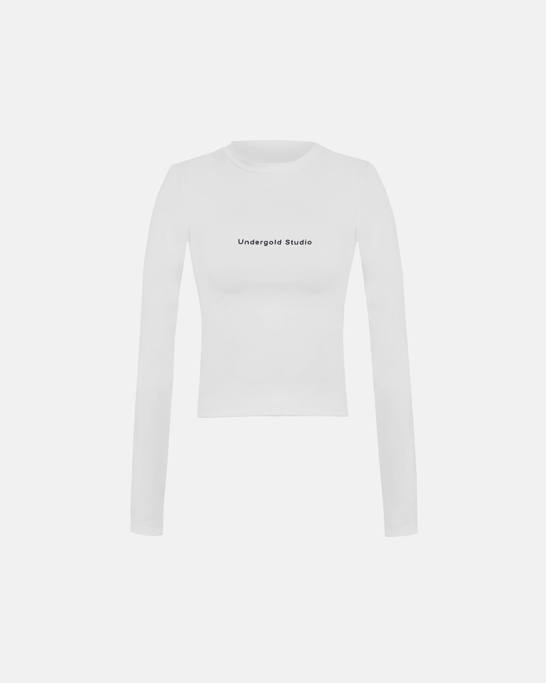 W Basics Undergold Studio Ultra Slim Long Sleeve Tee White - imagen 1