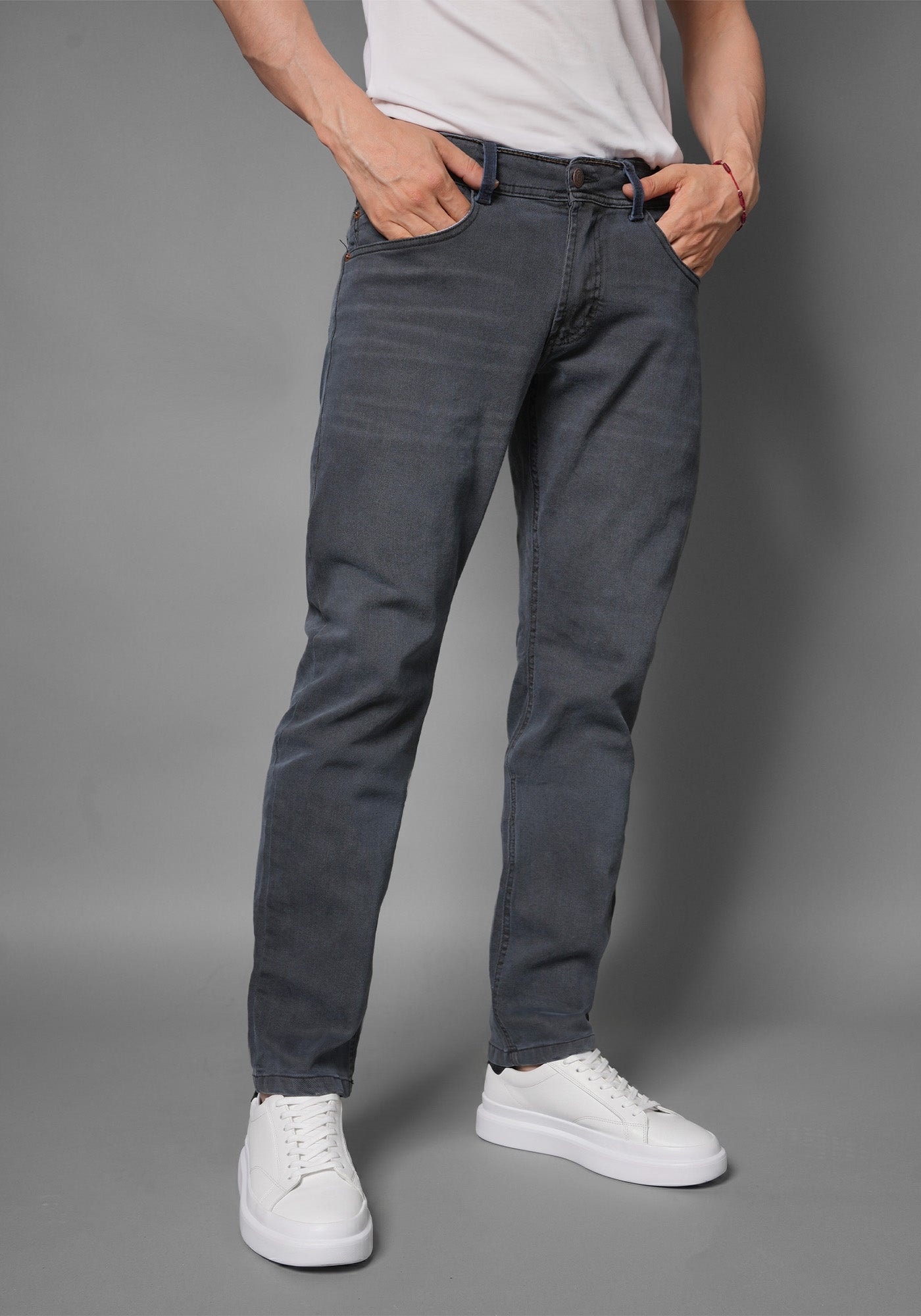 Jean para Hombre en Color Gris Menta Thunder - imagen 1
