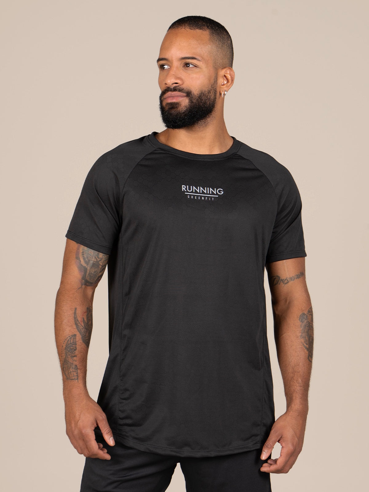 camiseta hombre active berlin negra - imagen 1