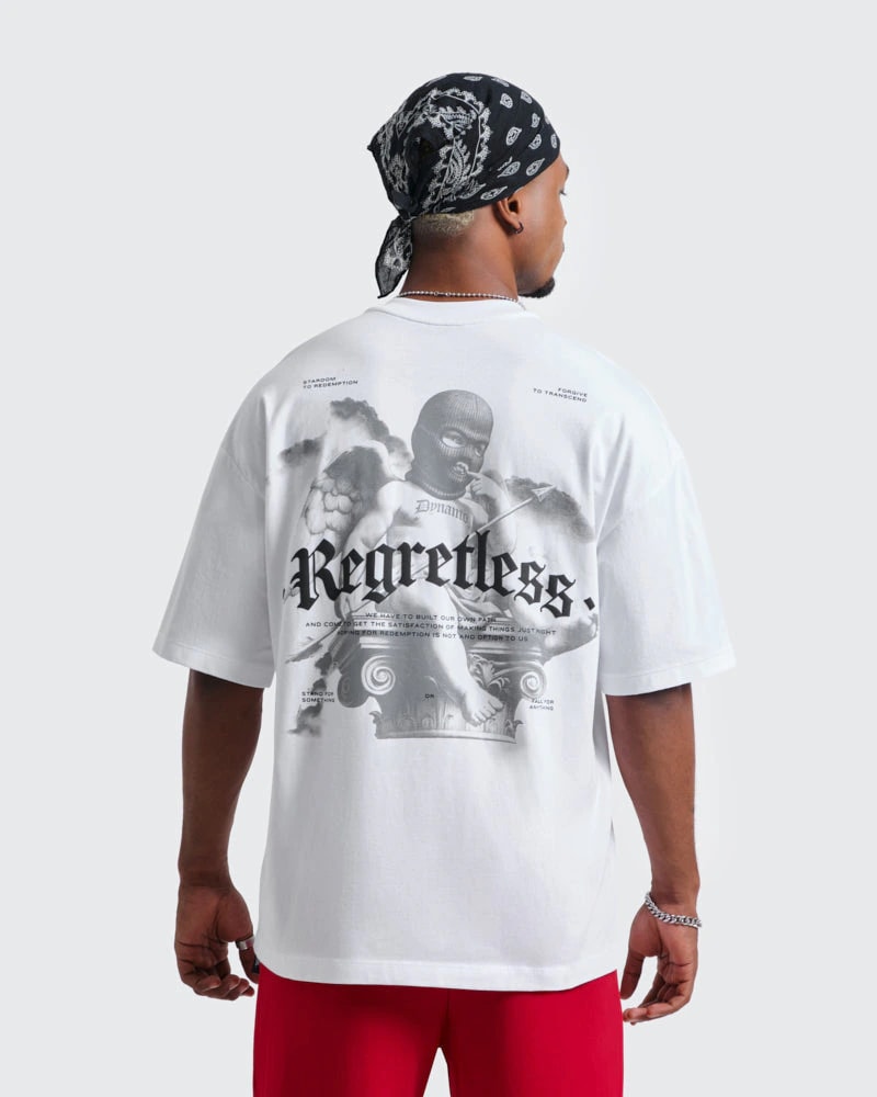 Camiseta Blanca Oversize Rebel - imagen 1