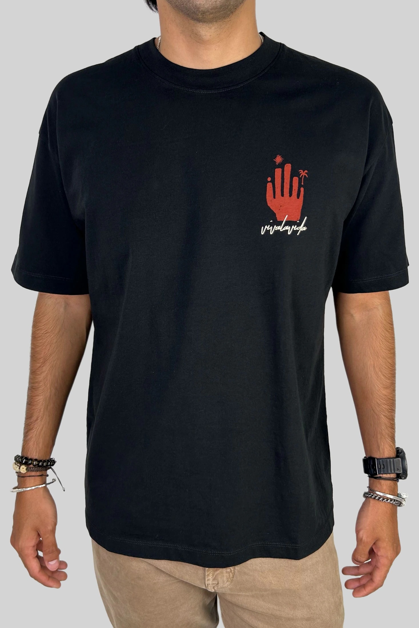 CAMISETA OVERSIZE LIFE RULES - imagen 1