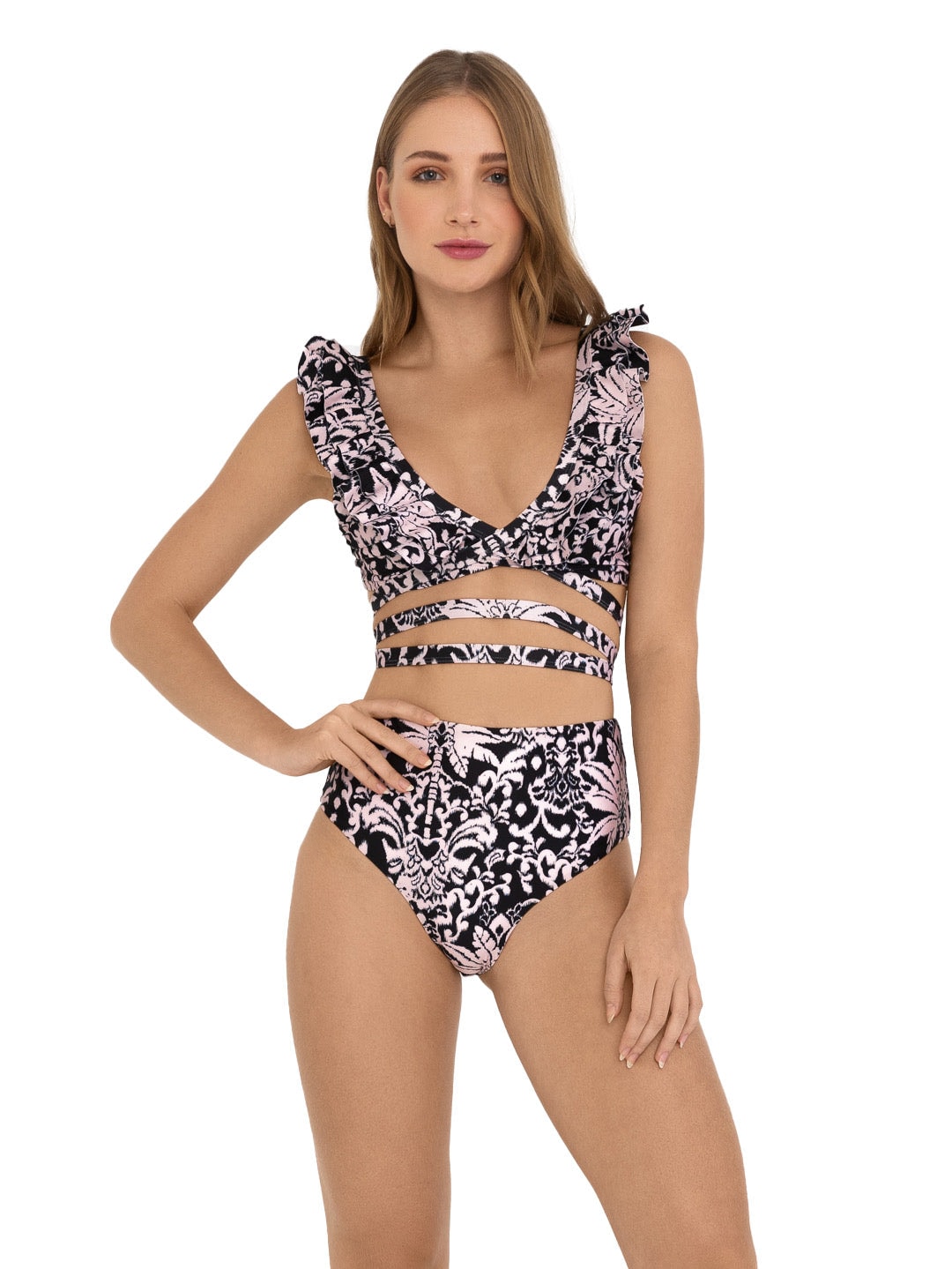 Panty De Bikini Palm Mosaic Horizons - imagen 1