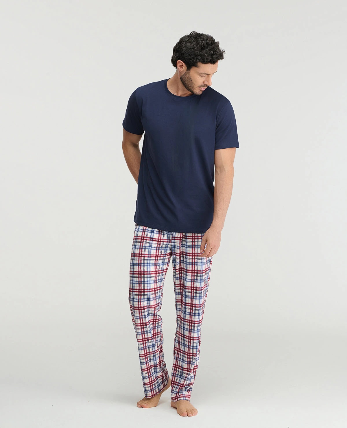 Pijama de Pantalón para Hombre | Manga Corta | Silueta Amplia - imagen 1