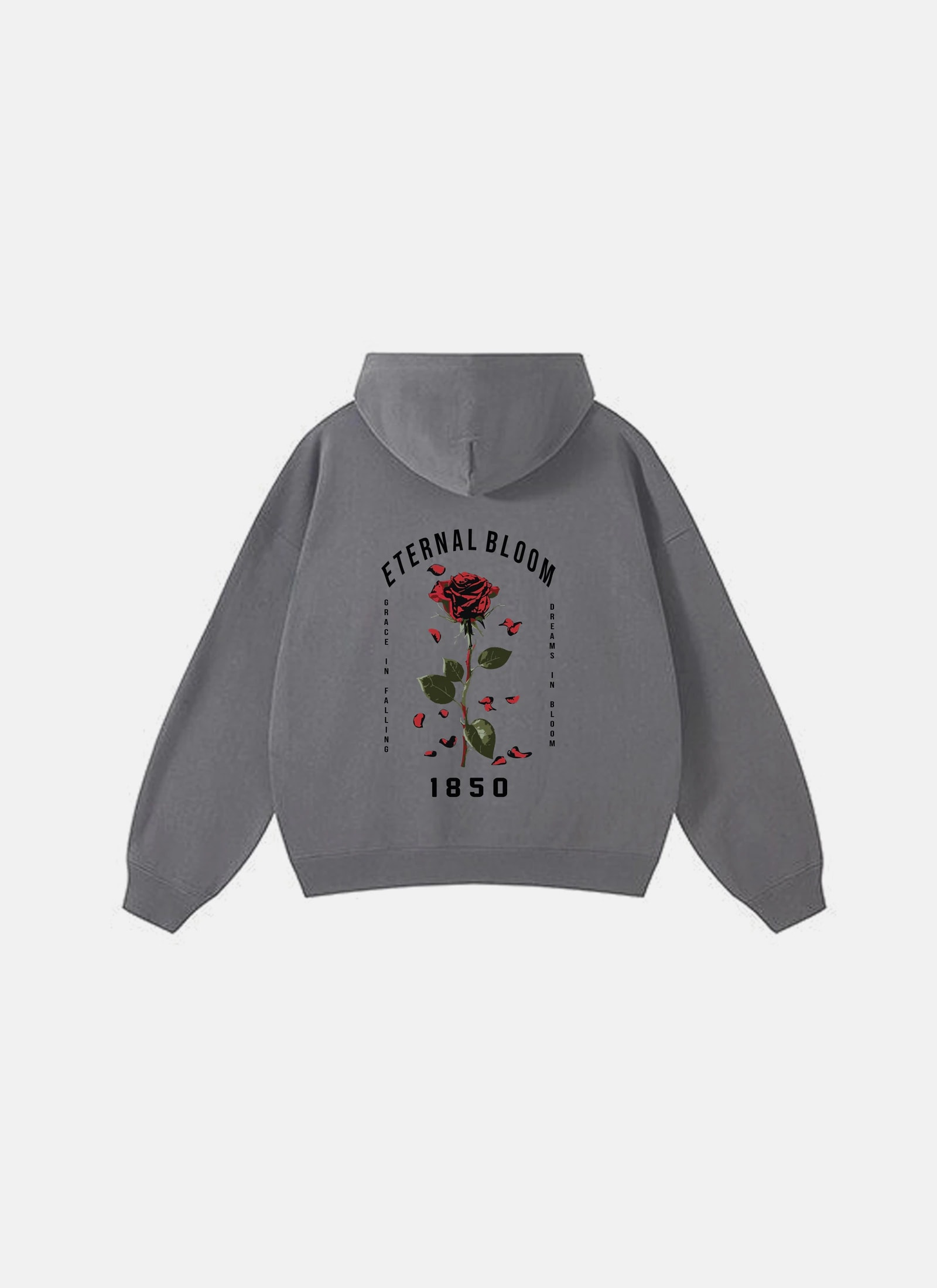 Eternal Bloom Hoodie Grey - imagen 1