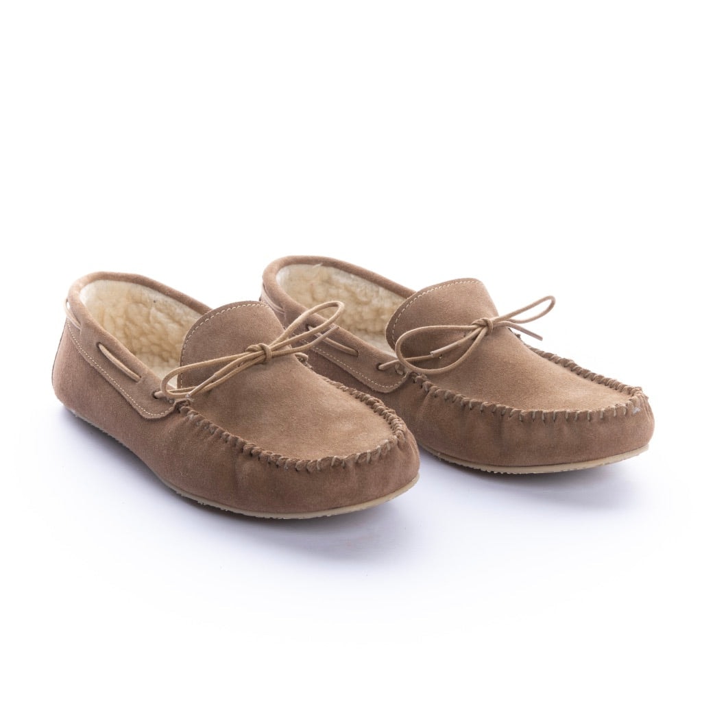 Pantuflas Apaches Hombre Almendra - imagen 1