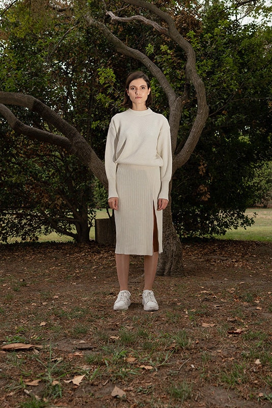 Recycled Wrap Skirt - imagen 1